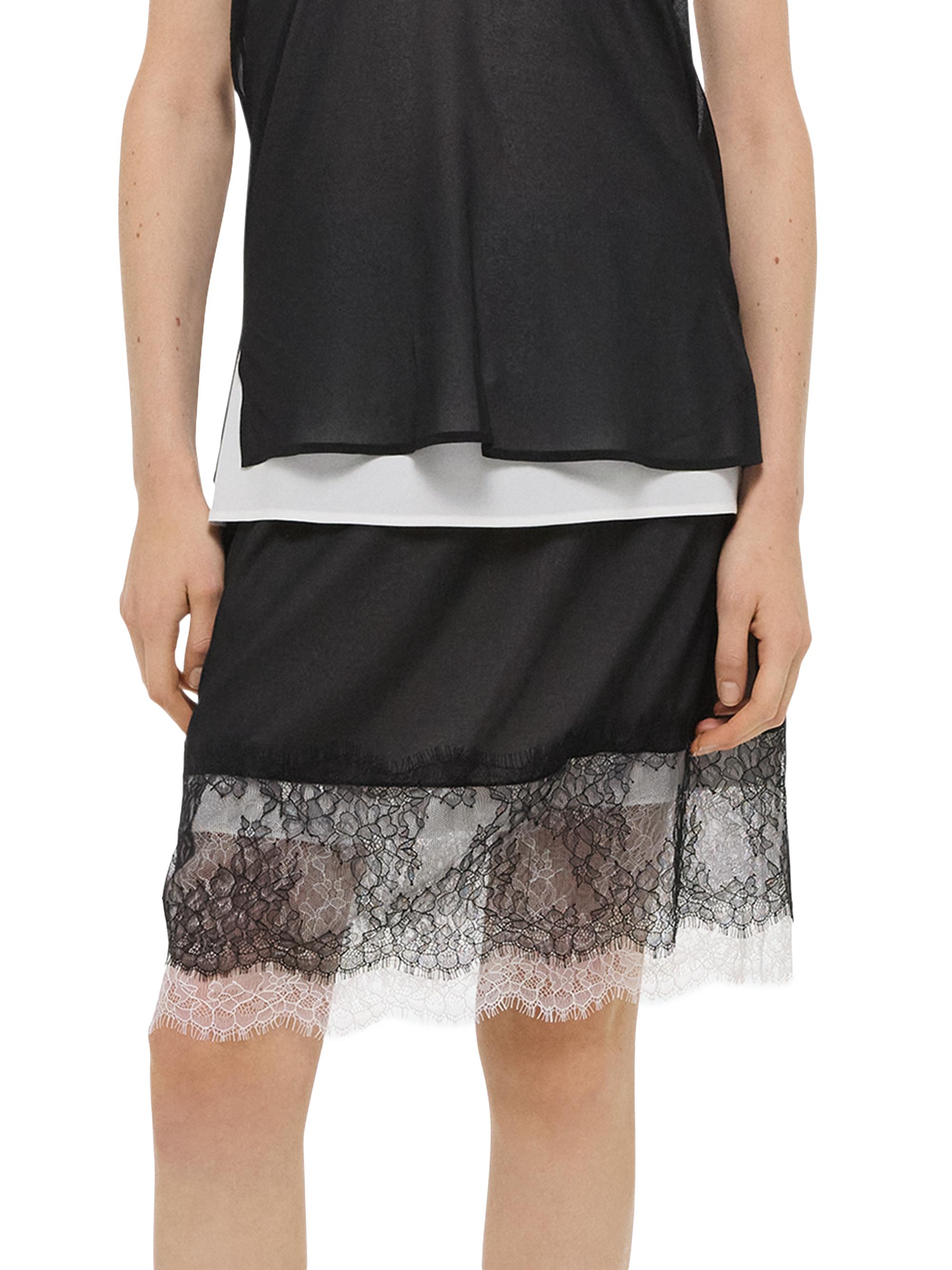 Helmut Lang Lace Slip Miniskirt | Saks Fifth Avenue