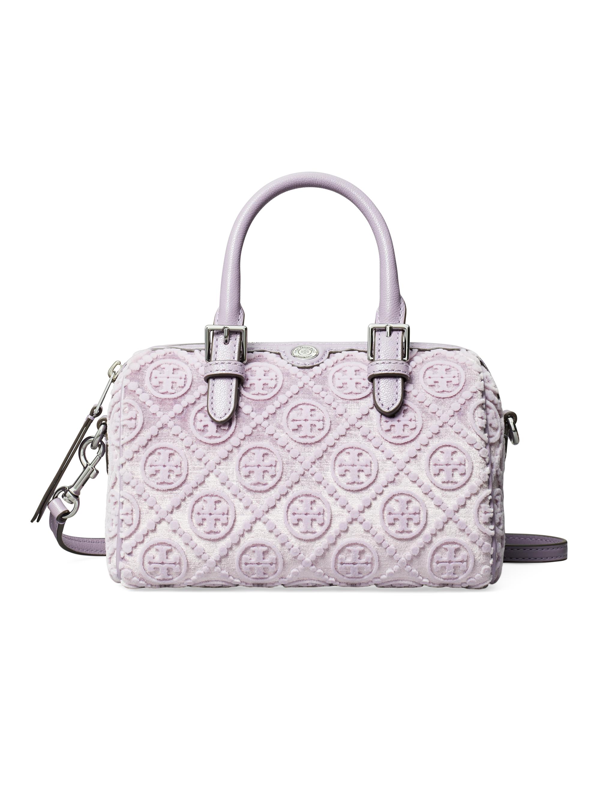 Tory Burch Women's T Monogram Petite Top Handle Bag - Lilac