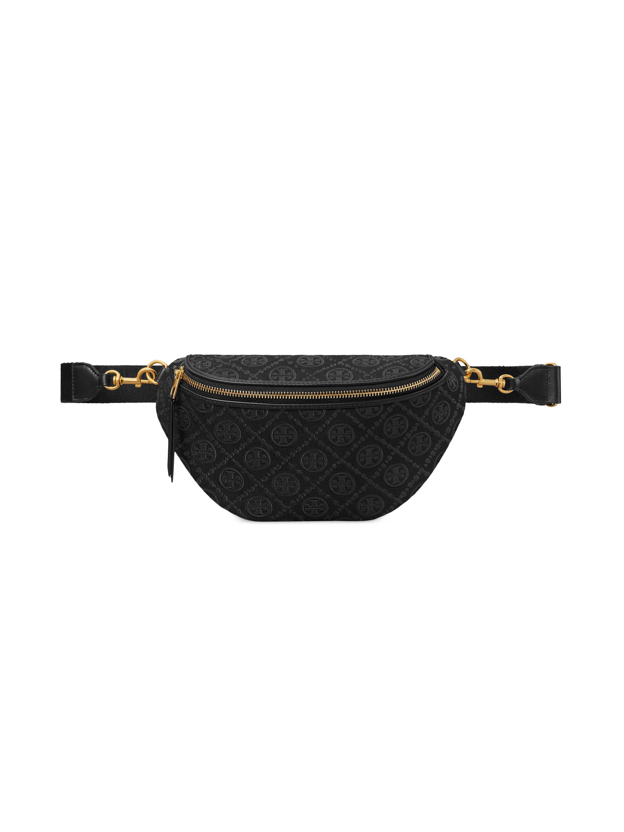 Tory Burch T Monogram Cotton-Blend Belt Bag Saks Fifth Avenue