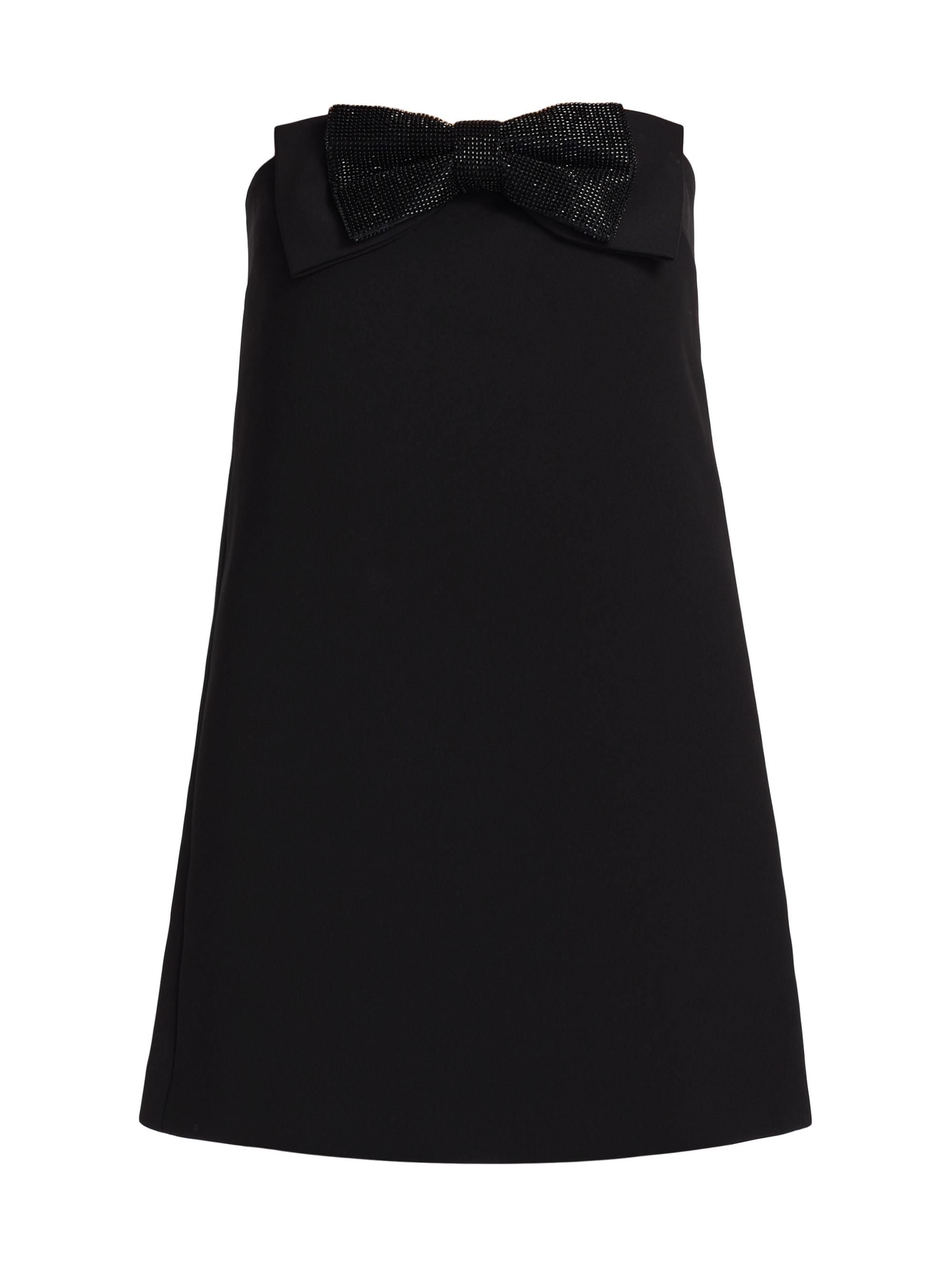 Self-Portrait Women's Diamanté Crepe Bandeau Minidress - Black