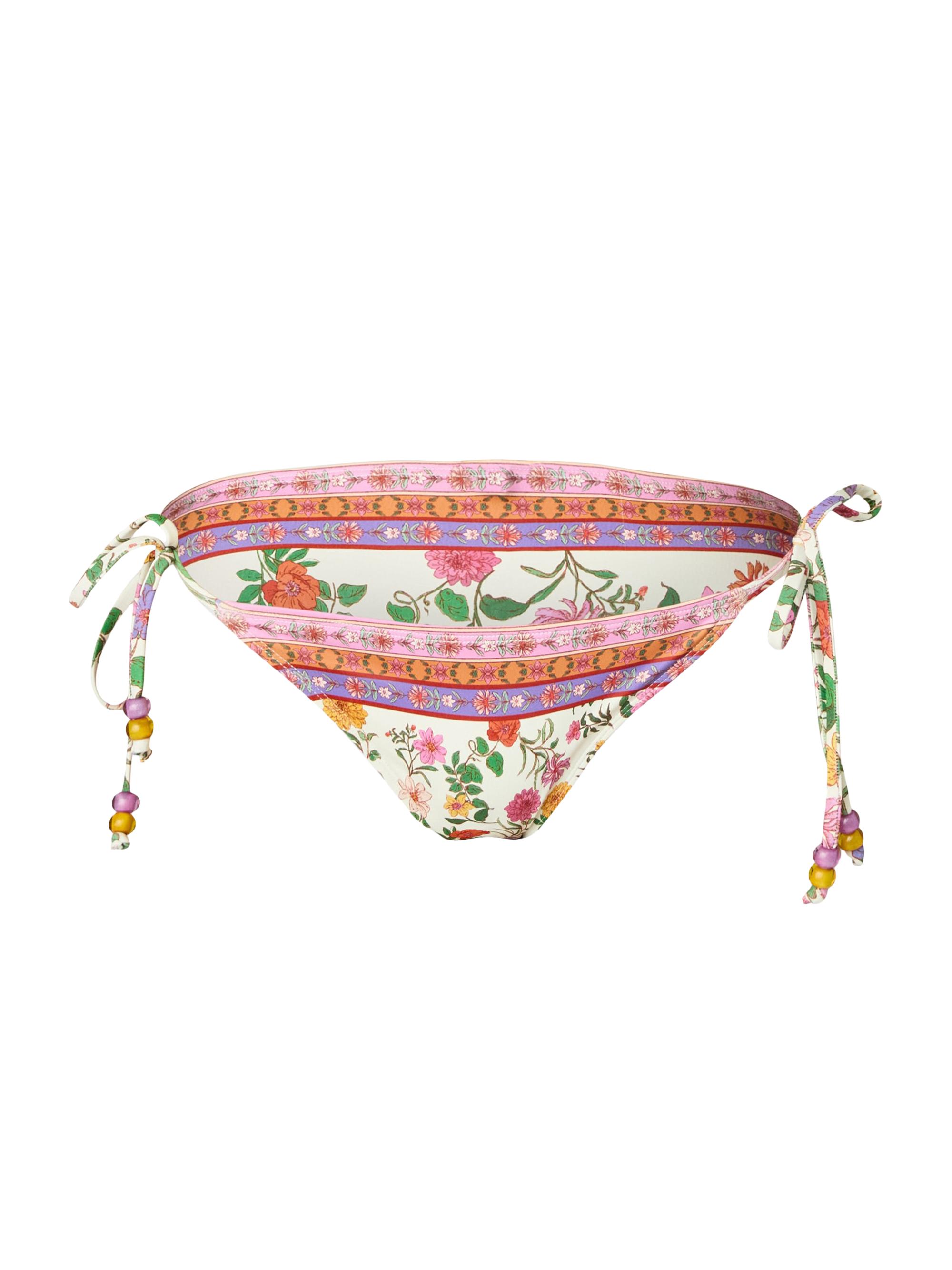 Shoshanna Women's Floral Beaded Bikini Bottom - Raspberry Multi