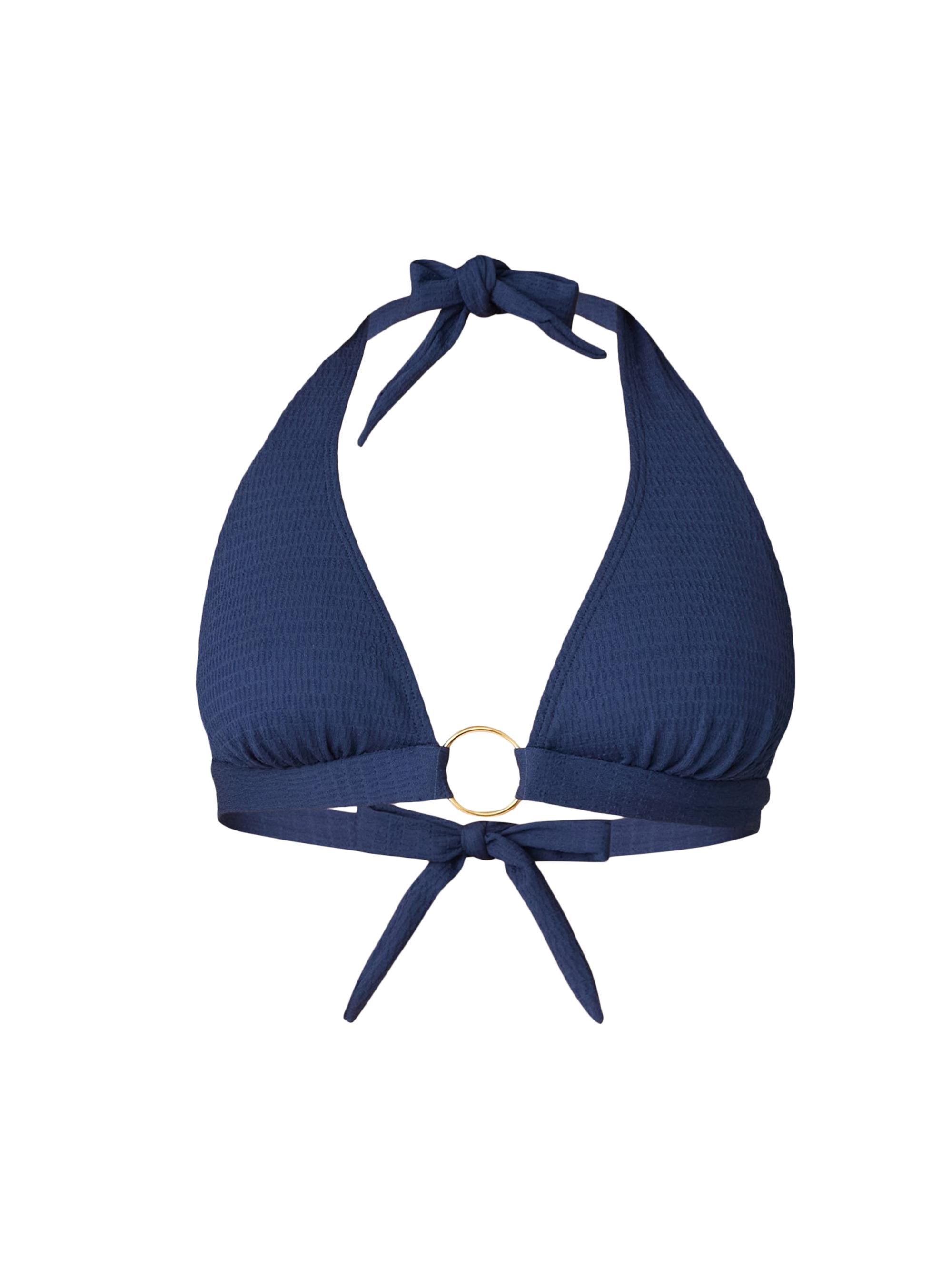 Shoshanna Women's Ring Halter Bikini Top - Navy