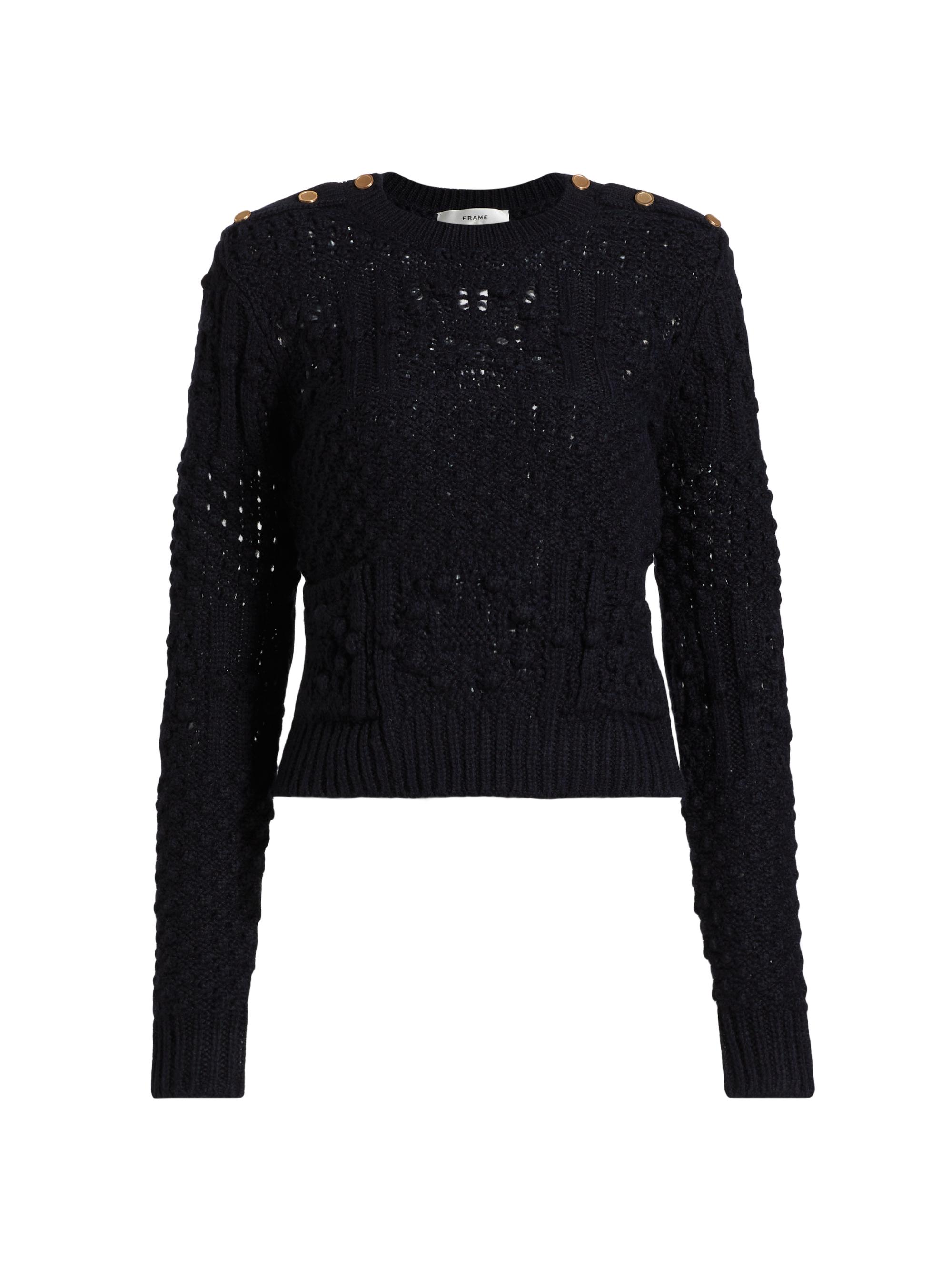 Frame Women's Patch Pocket Sweater - Navy