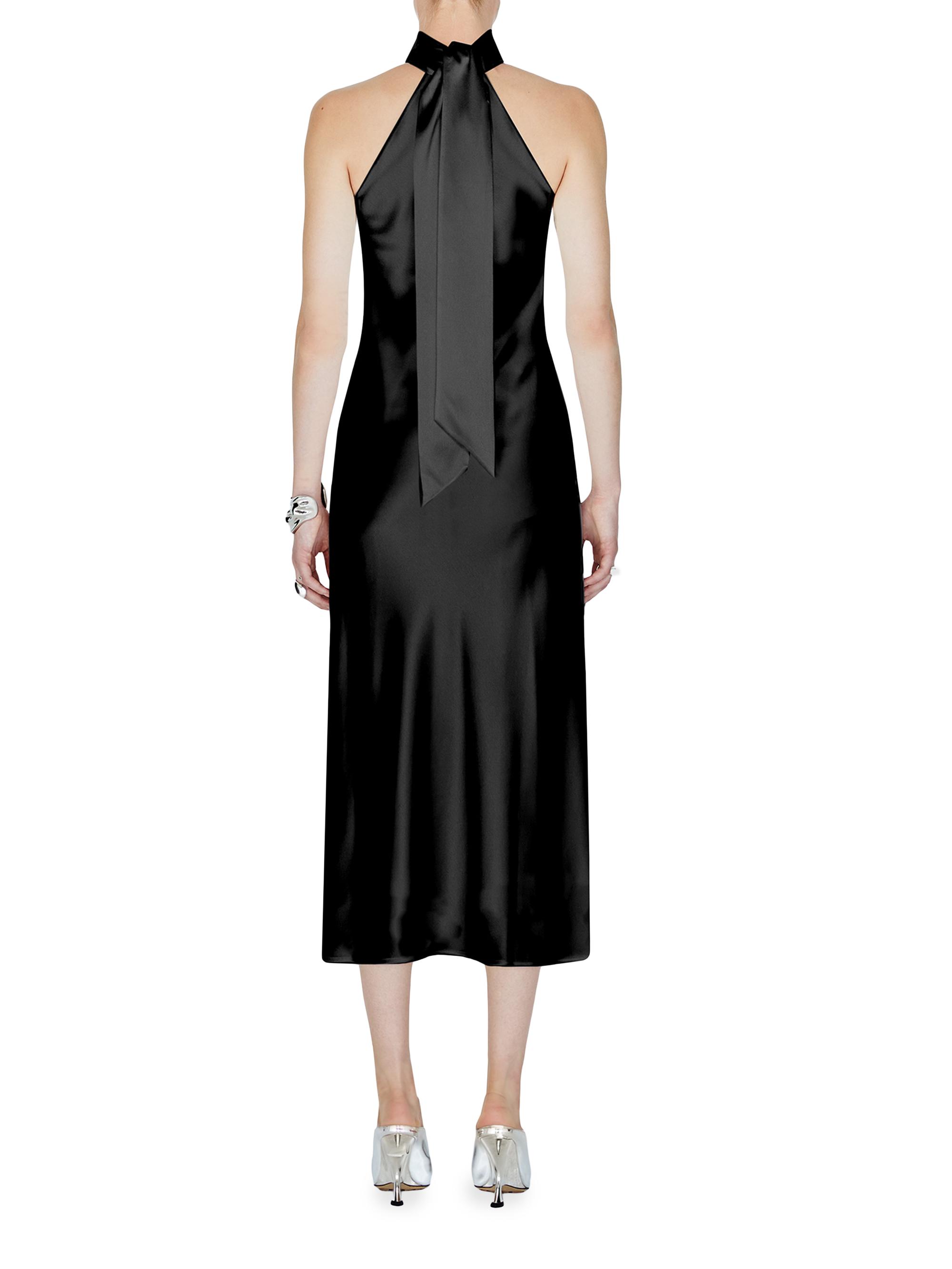 galvan sienna satin midi dress Buy Galvan Sienna Halterneck Satin Midi Dress - Orange At 20% Off