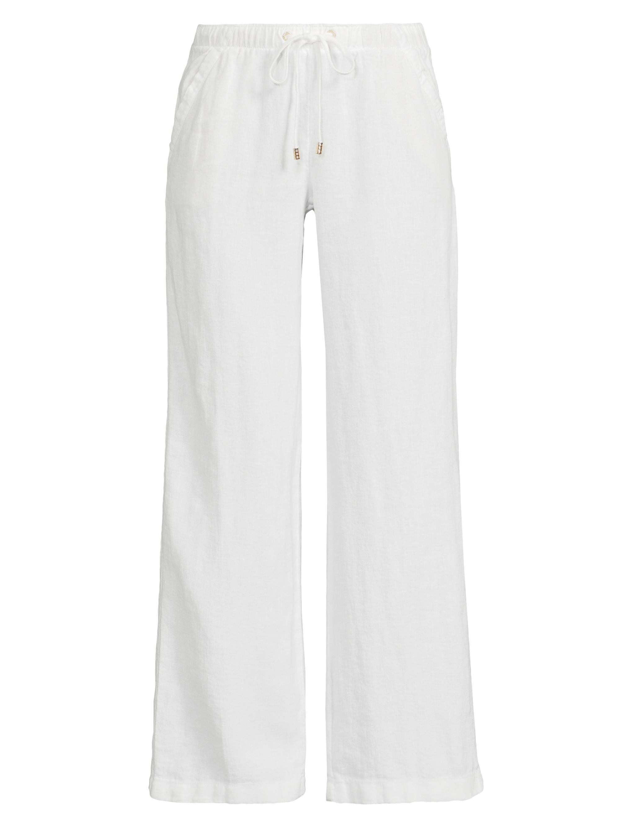 Lilly Pulitzer Women's Brawley Linen Pants - Resort White