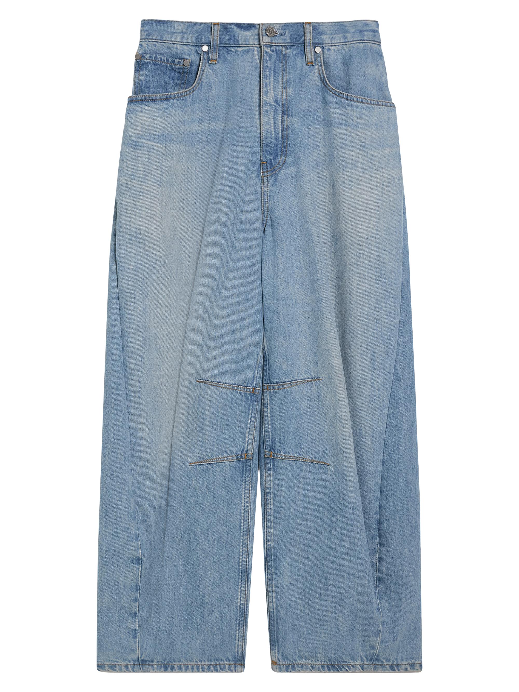 Helmut Lang Women's High-Rise Seamed Cocoon Jeans - Light Indigo