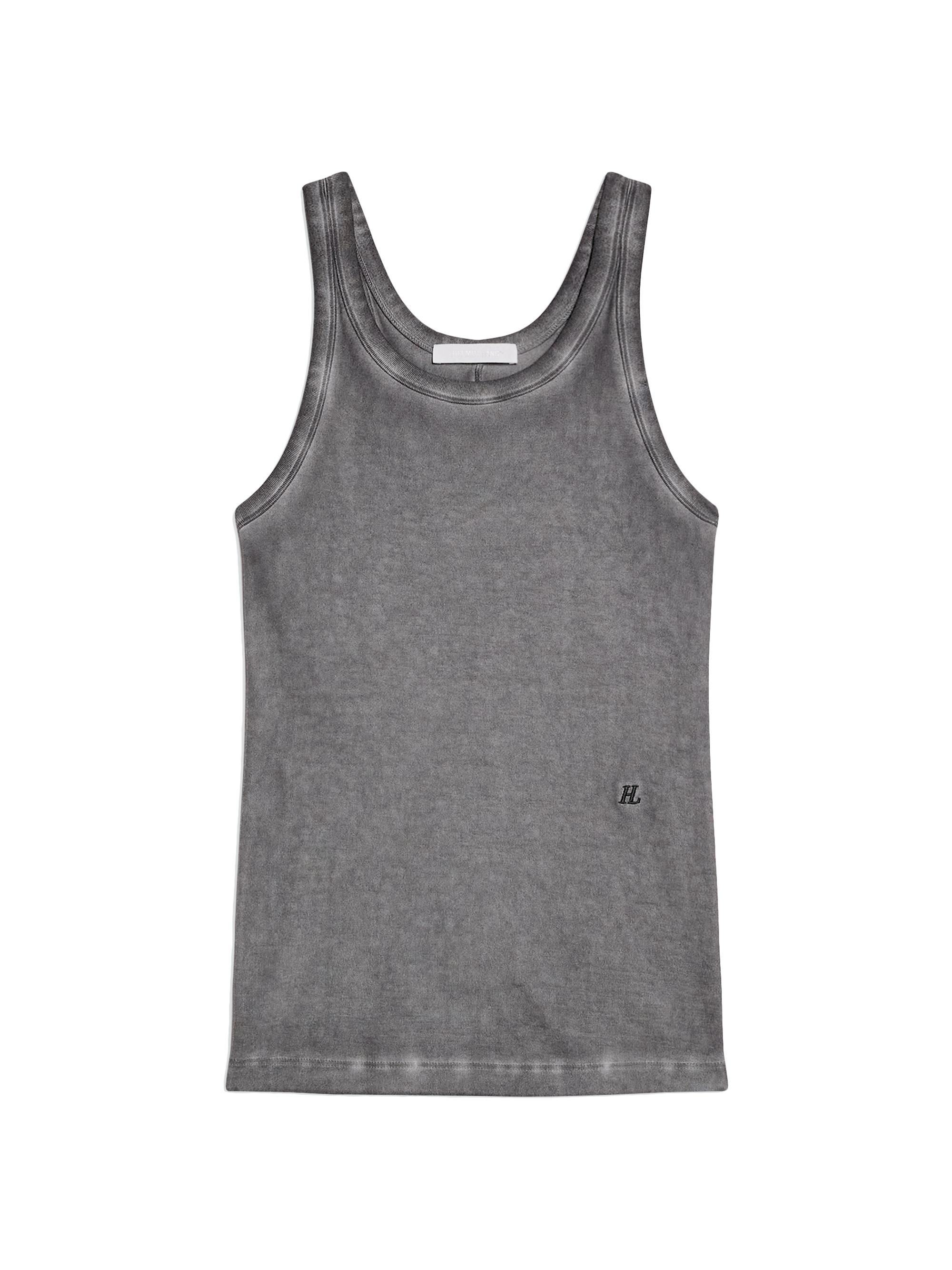 Helmut Lang Faded Cotton Racerback Tank Top | Saks Fifth Avenue