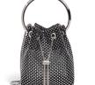 Bon Bon Crystal Mesh Bucket Bag