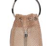 Bon Bon Crystal Mesh Bucket Bag