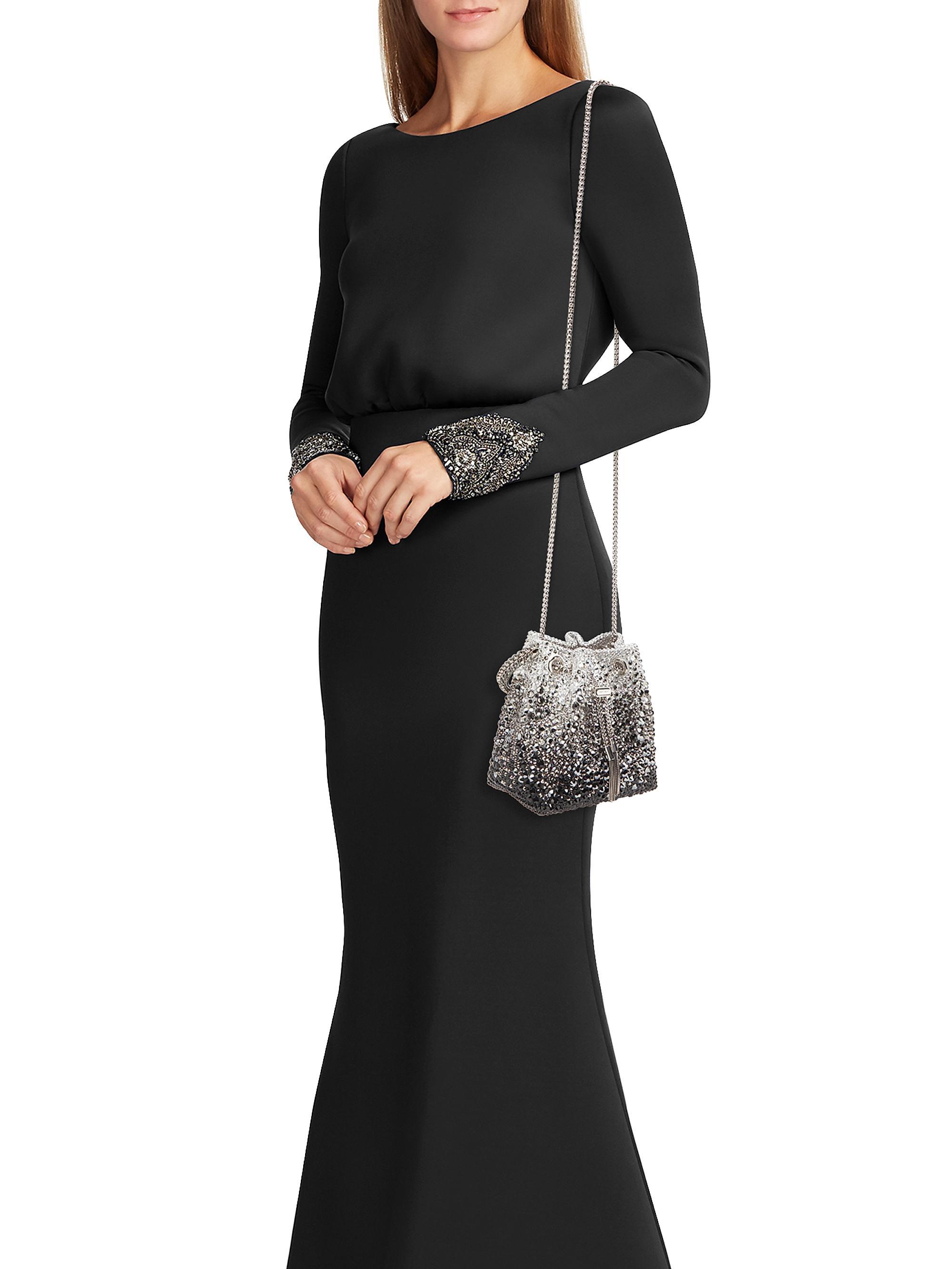 Jimmy Choo Bon Bon Crystal-Embellished Top Handle Bag | Saks Fifth