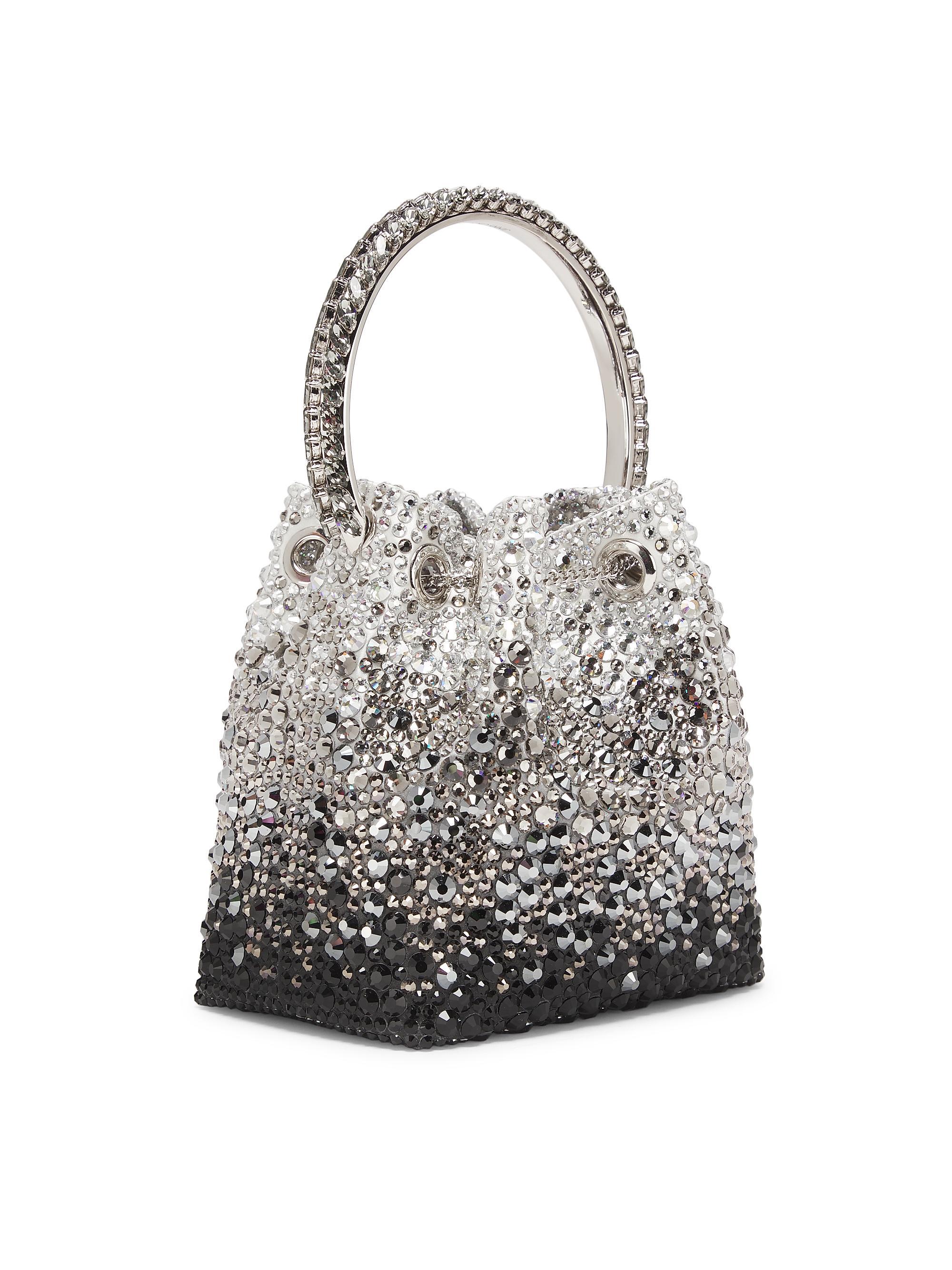 Jimmy Choo Bon Bon Crystal-Embellished Top Handle Bag | Saks Fifth