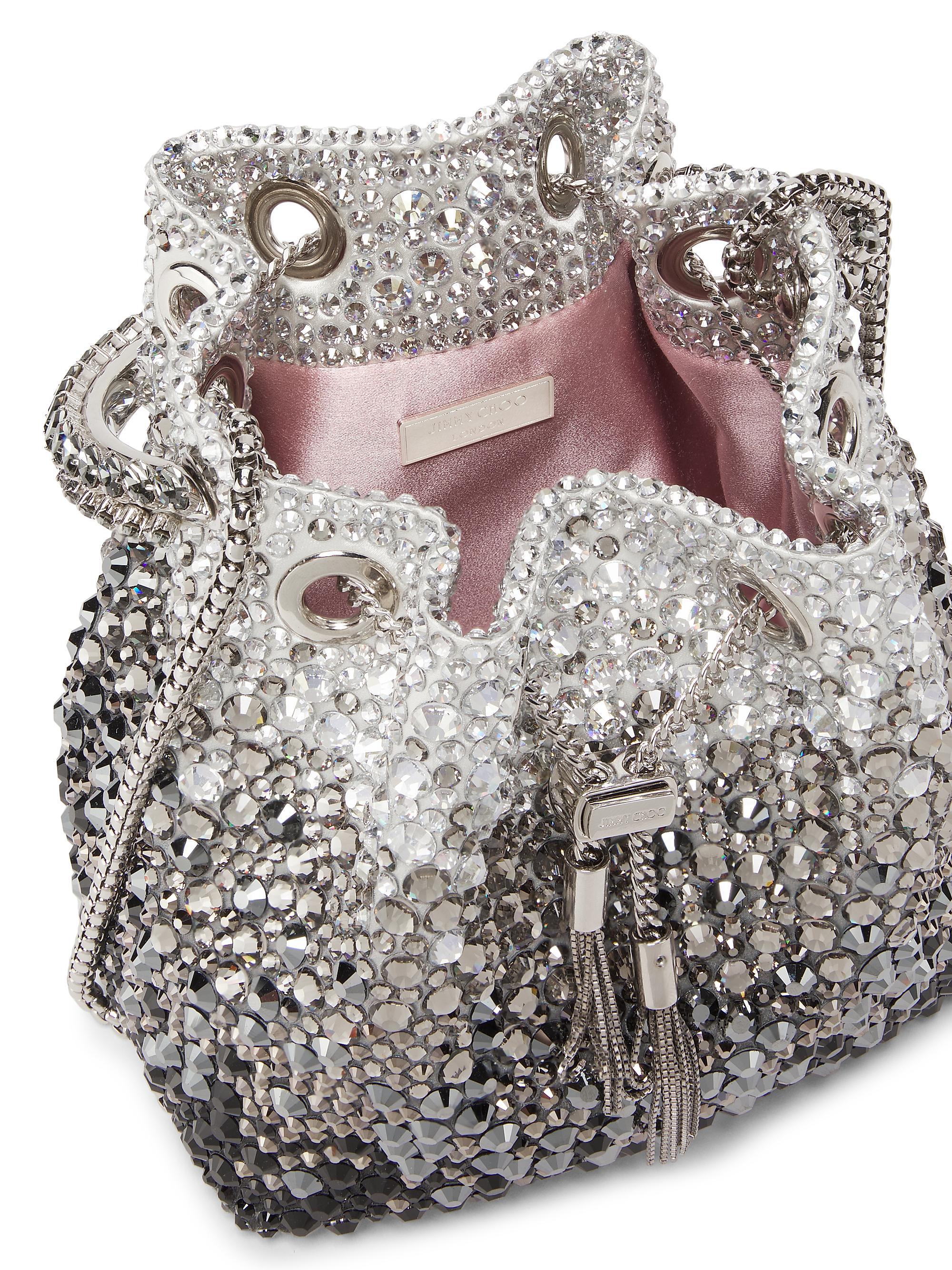 Jimmy Choo Bon Bon Crystal-Embellished Top Handle Bag | Saks Fifth