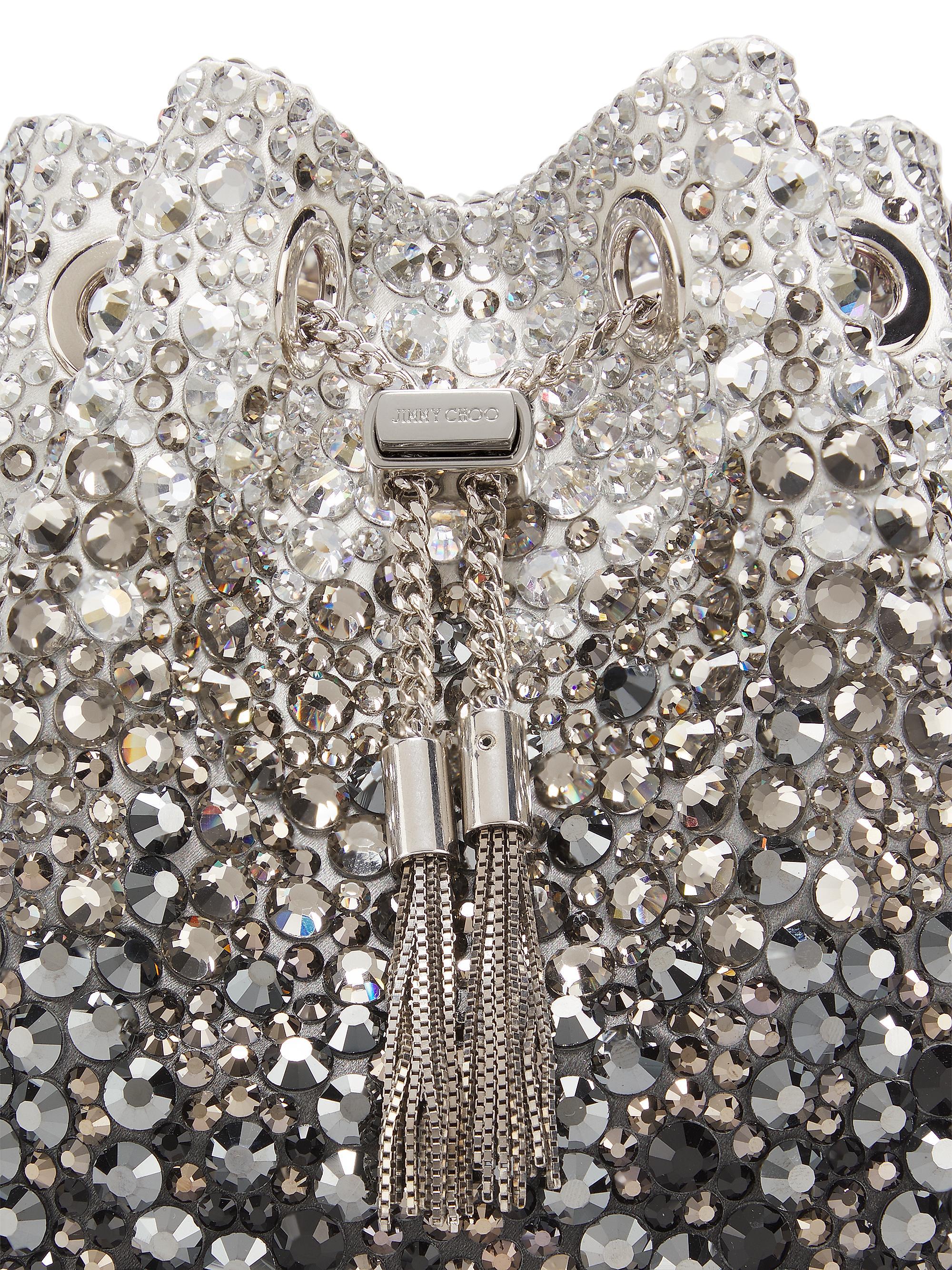 Jimmy Choo Bon Bon Crystal-Embellished Top Handle Bag | Saks Fifth