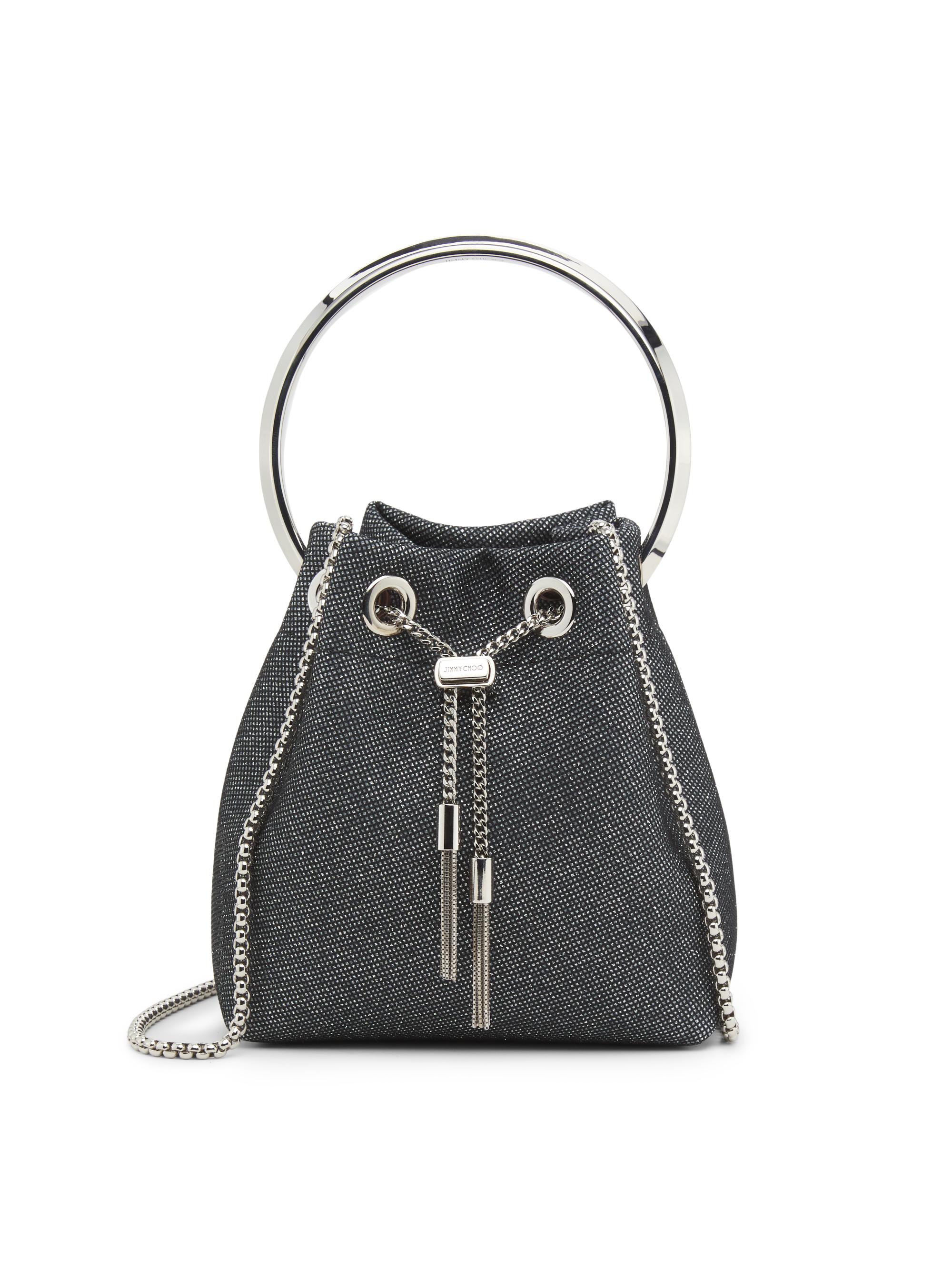 Jimmy Choo Women's Bon Bon Embellished Bucket Bag - Cosmo