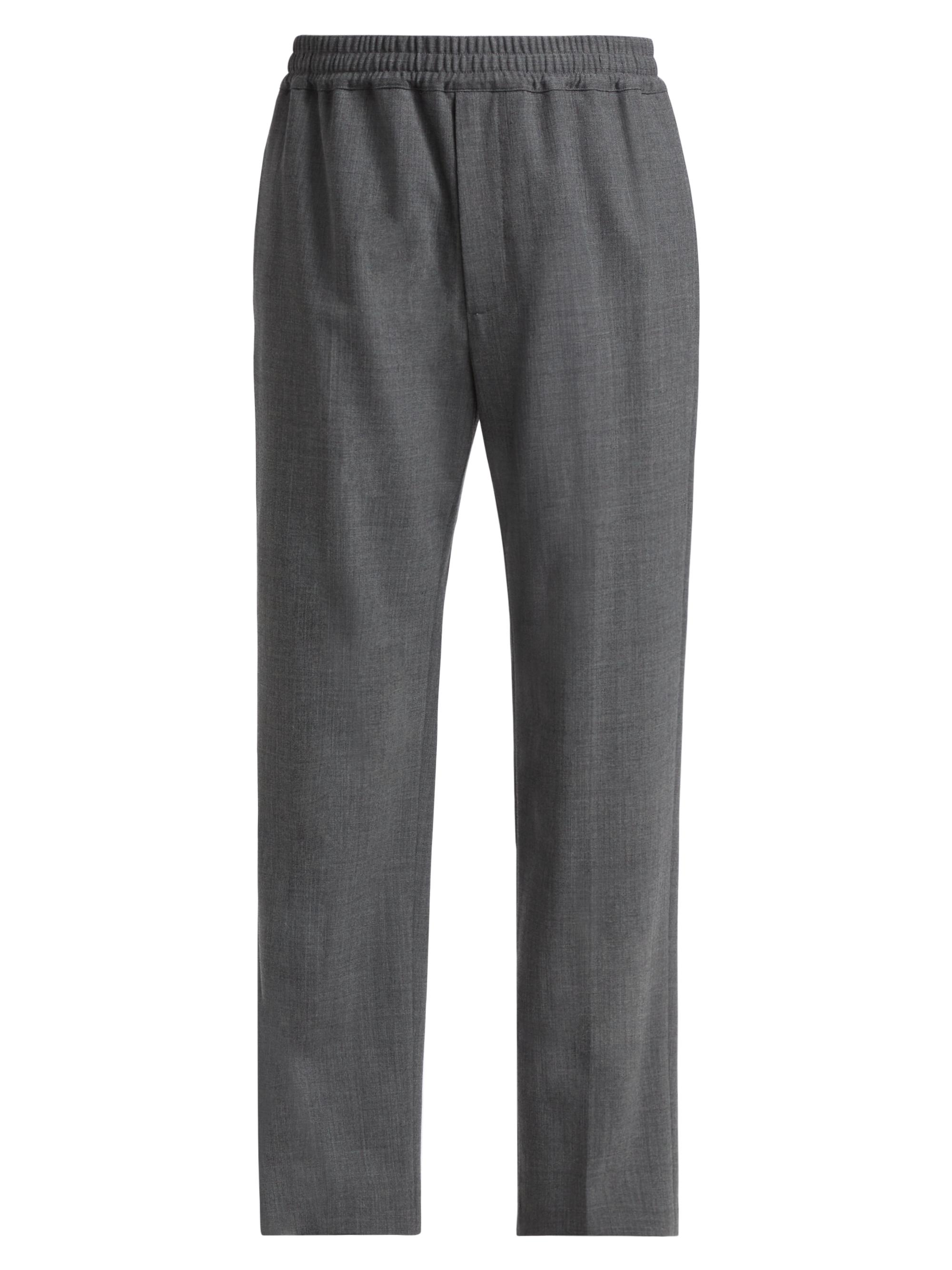 Nili Lotan Men's Lawrence Straight-Fit Pants - Heather Grey