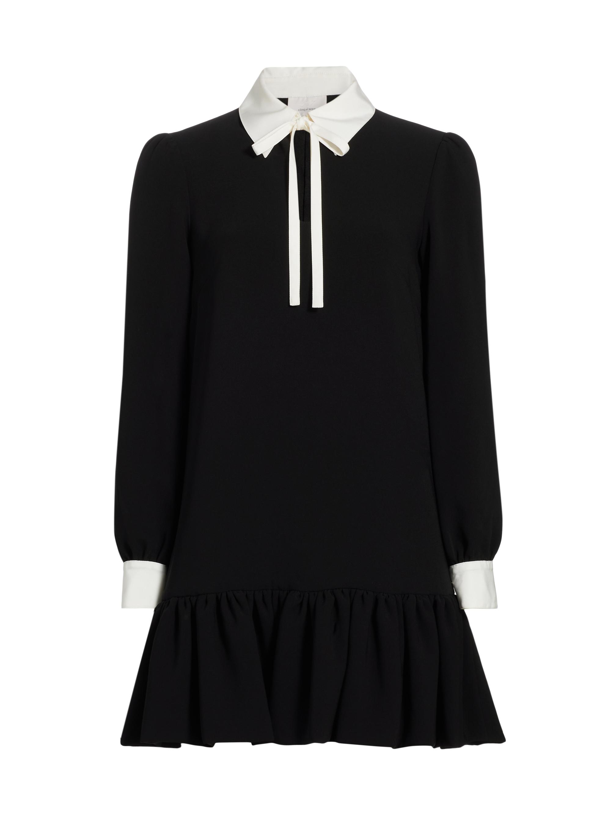 Cinq à Sept Reina Lace Cotton-Blend Minidress | Saks Fifth Avenue