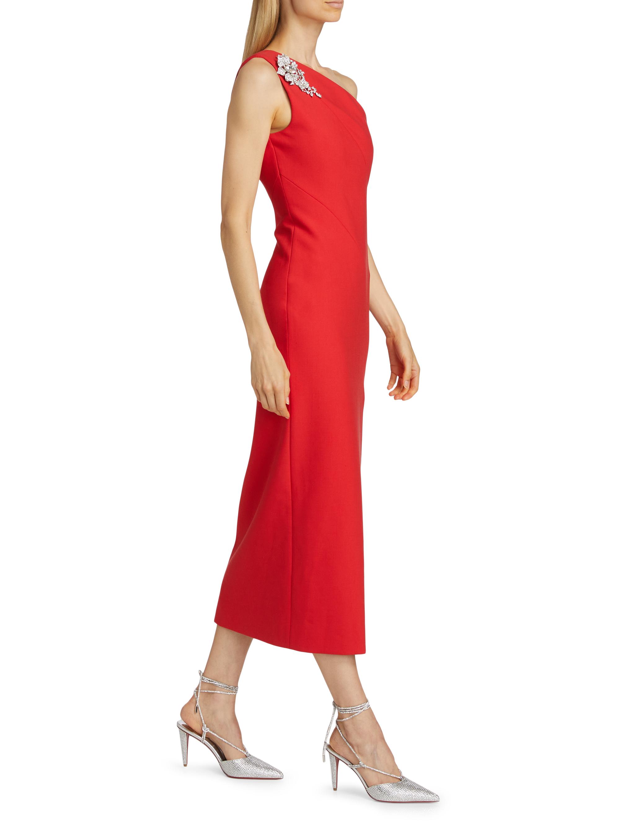 knee length dresses for ladies Modal Asymmetric Ruched Maxi Dress in Sage Green - XXL main image 0