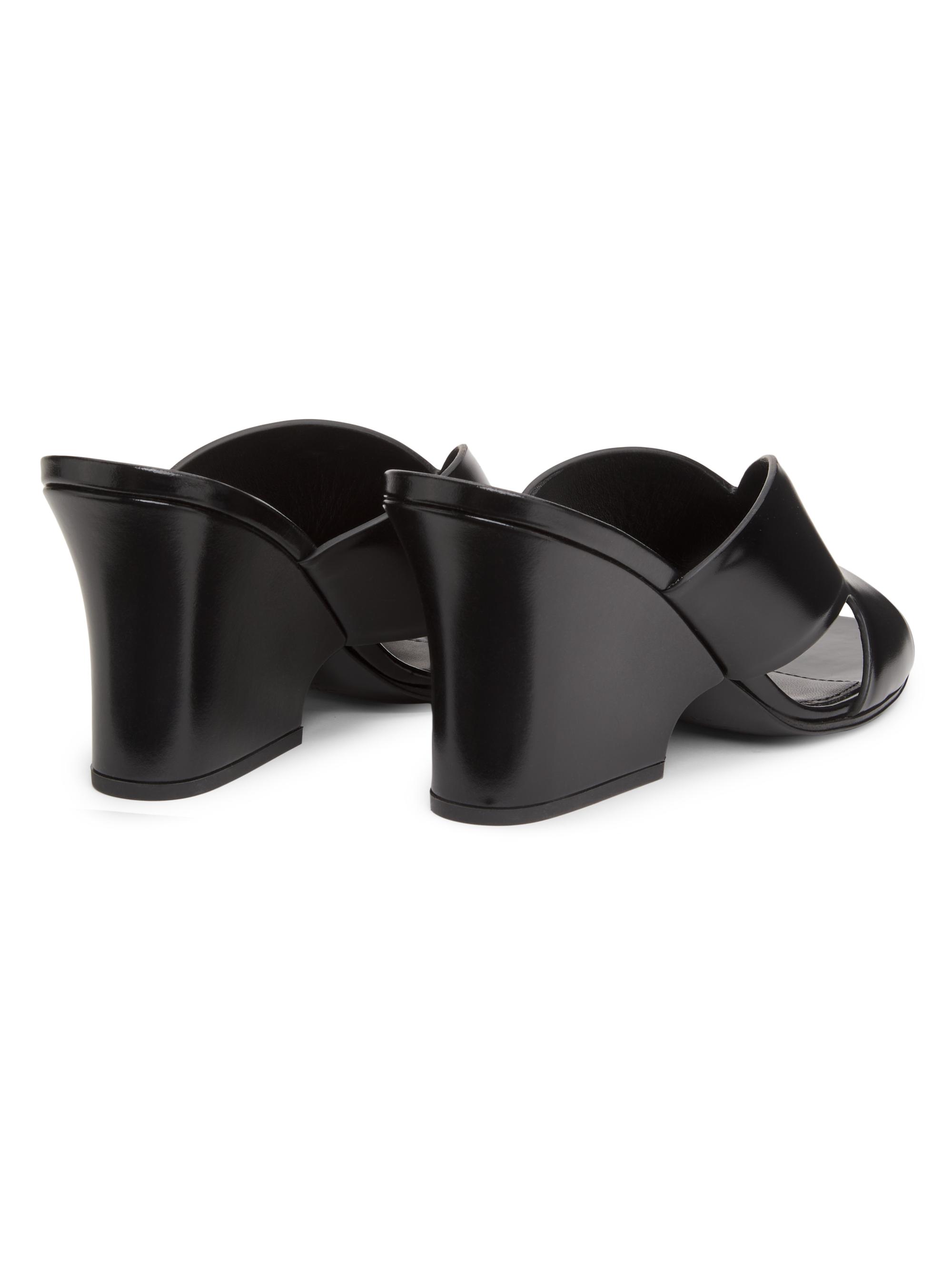 Loro Piana Vera 80MM Heeled Leather Mules | Saks Fifth Avenue