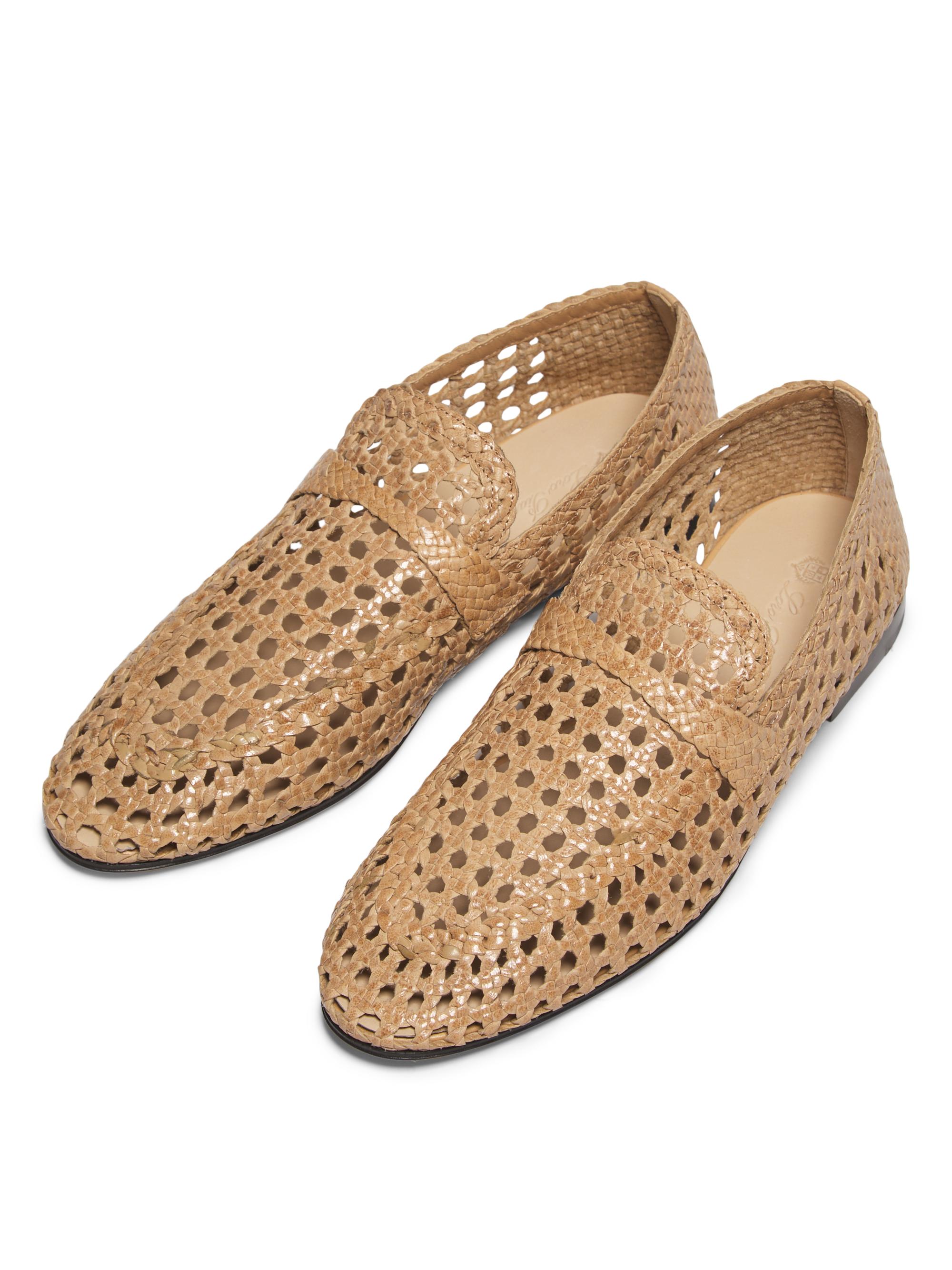 Loro Piana Leon Woven Leather Loafers | Saks Fifth Avenue