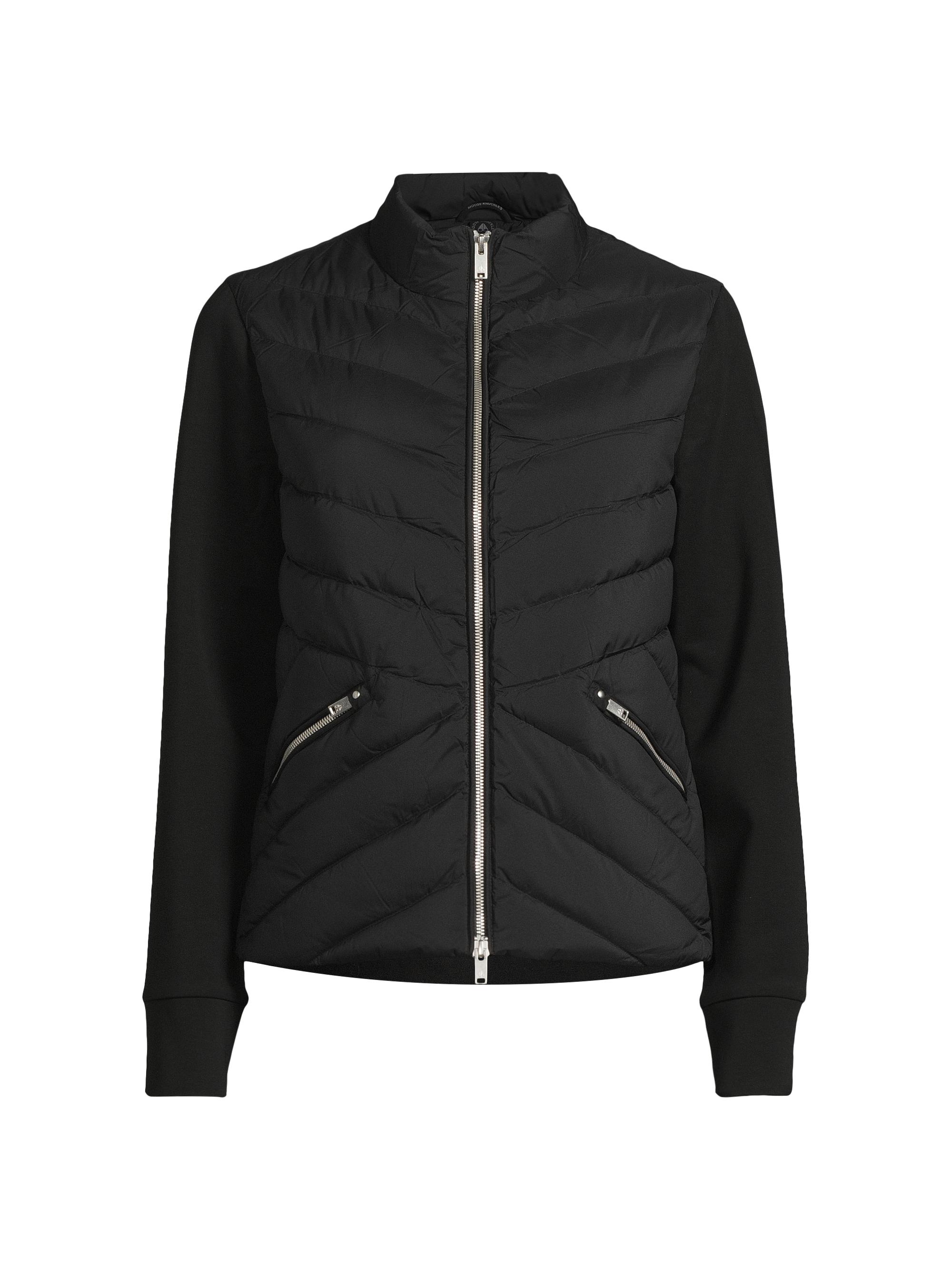 Moose Knuckles Women's Air Down Beaconsfield Hybrid Jacket - Black