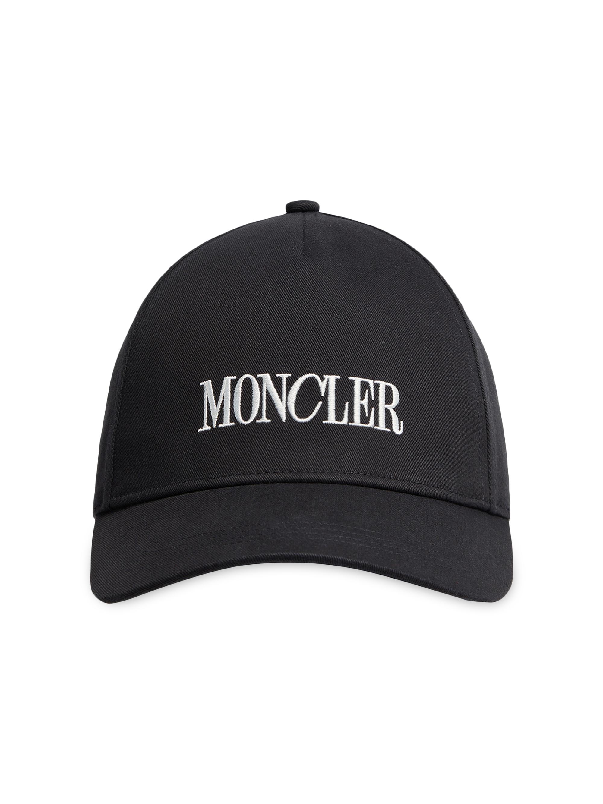 Moncler Men's Baseball Logo Patch Cap - Navy Blue