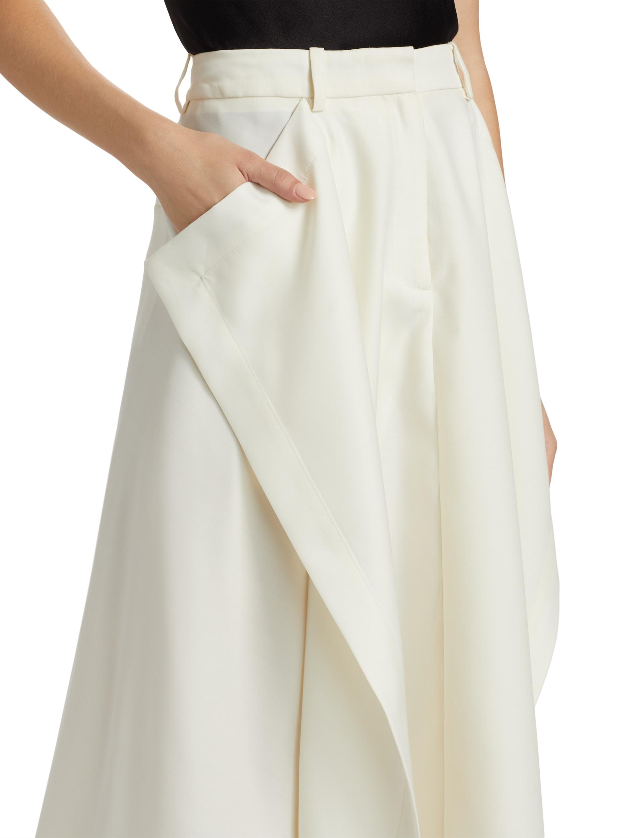 Heirlome Jacinta Wool-Silk Midi-Skirt | Saks Fifth Avenue