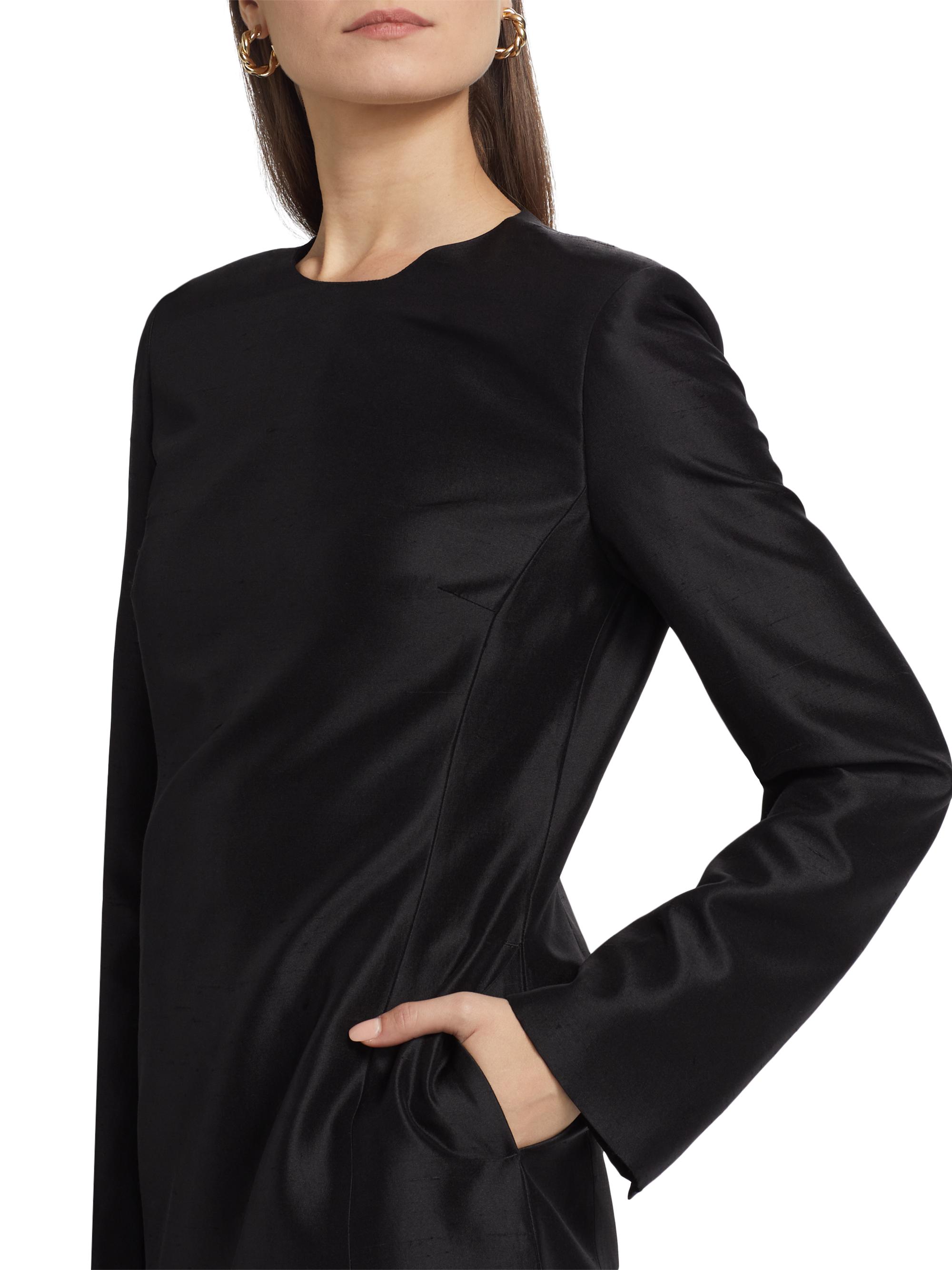Heirlome Francesca Silk Long-Sleeve Minidress | Saks Fifth Avenue