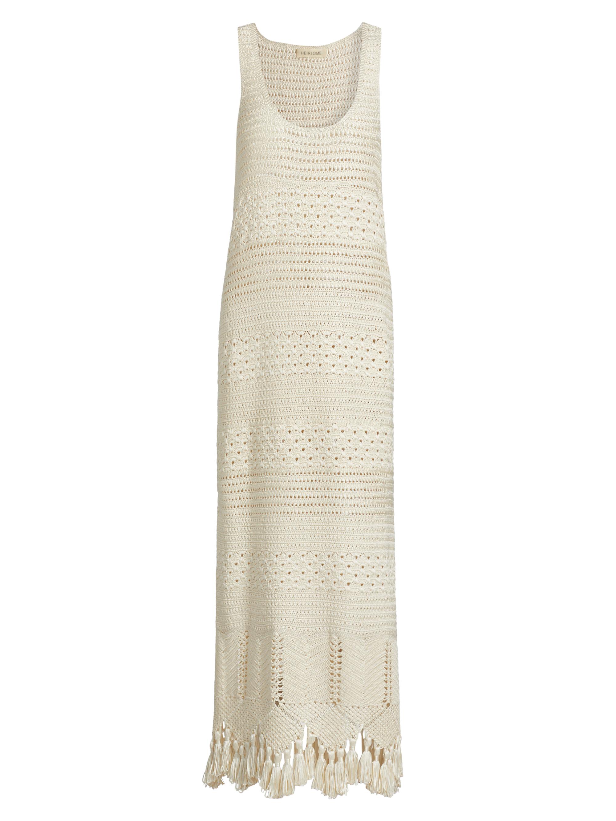 Heirlome Women's Ophelia Crochet Maxi Dress - Creme