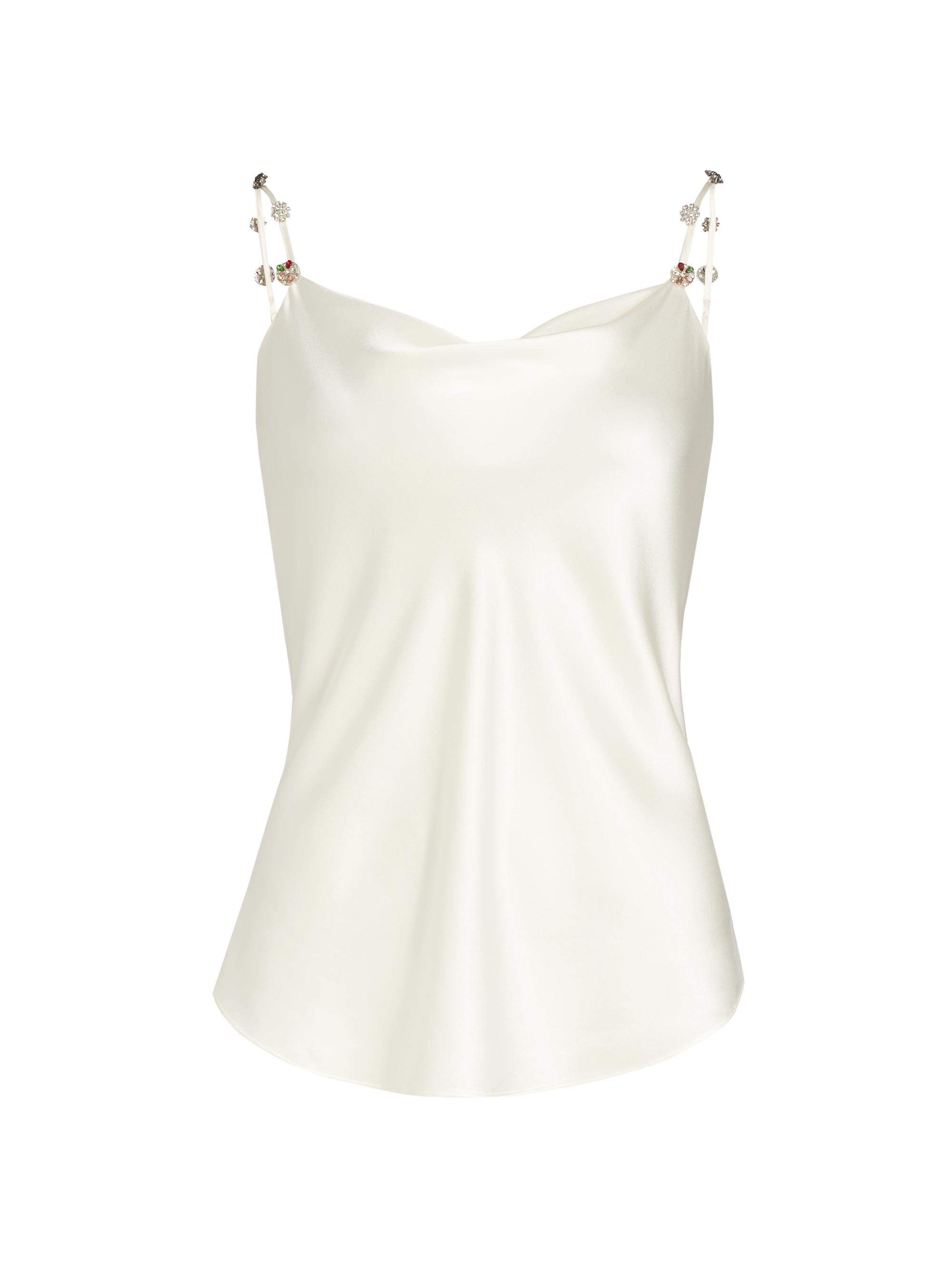 CINQ A SEPT Women's Marta Crystal-Embellished Silk Cami Top -
