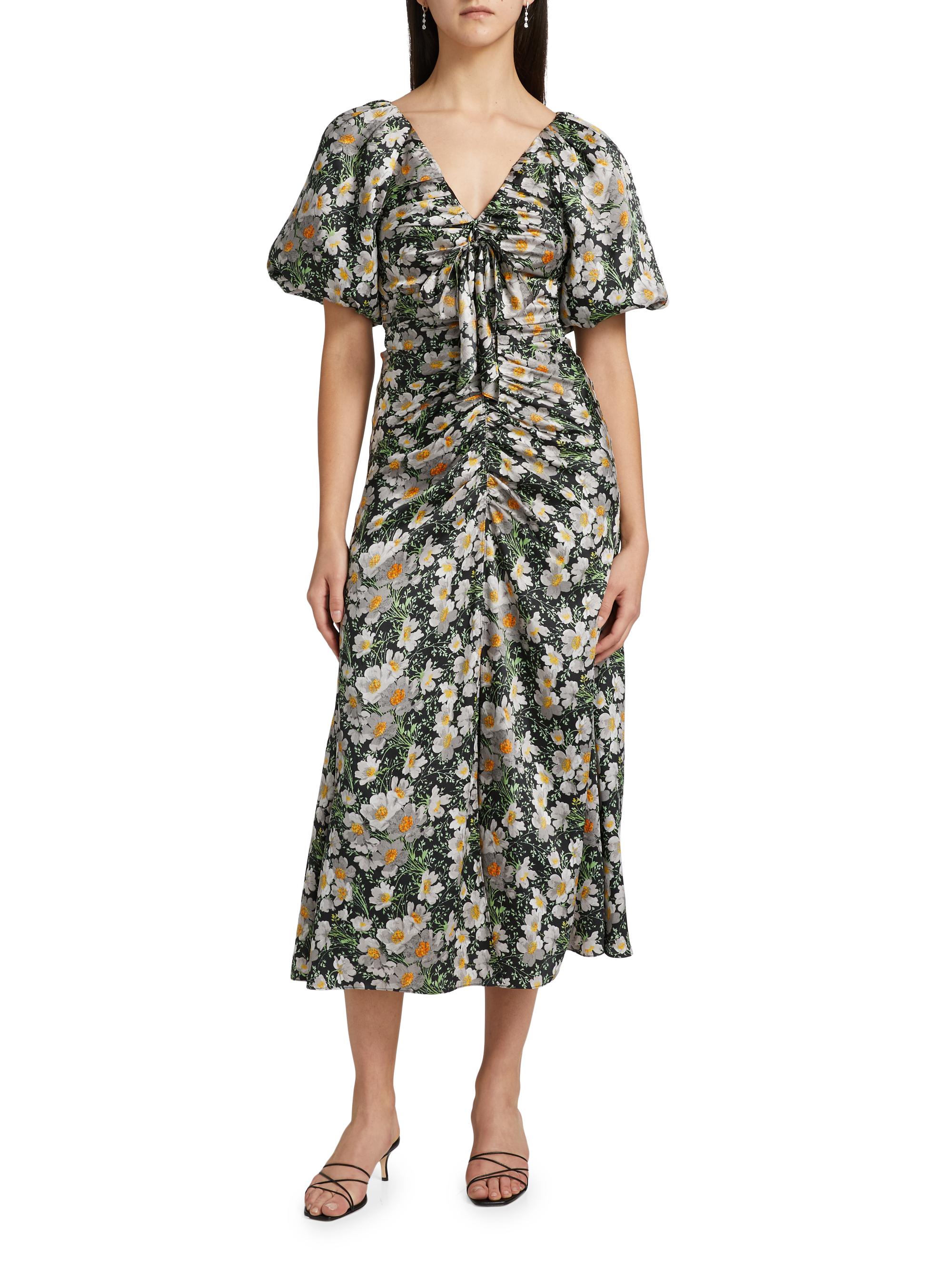 Cinq à Sept Cosmo Flowers Brenton Floral Maxi Dress | Saks Fifth