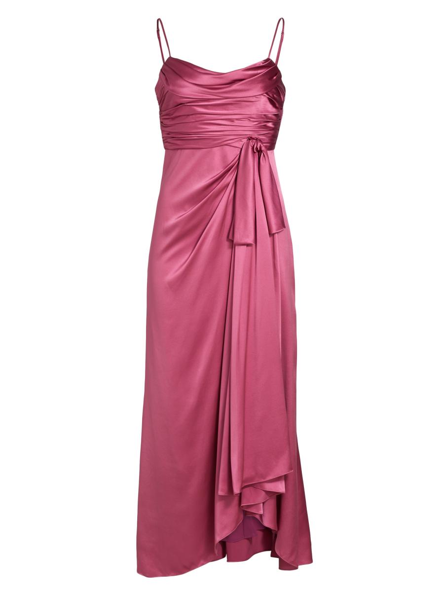 Cinq à Sept Kasia Gathered Silk Maxi Dress | Saks Fifth Avenue