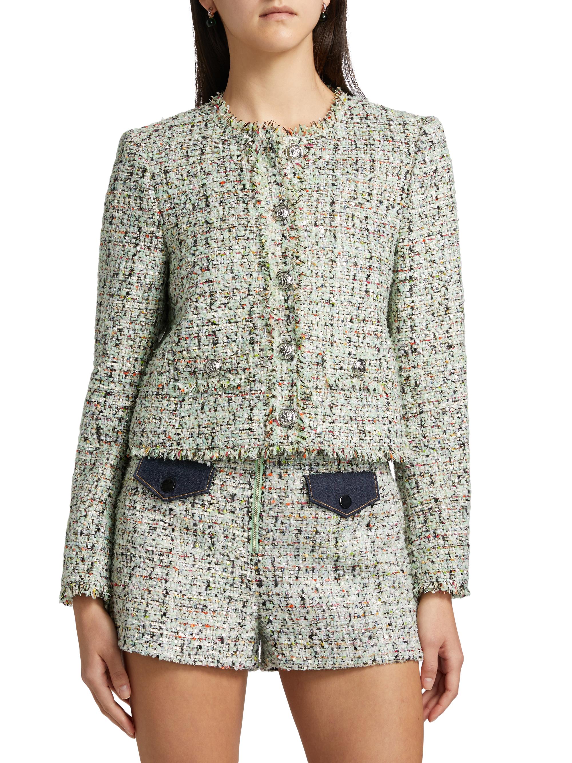 ジャケット・アウター Hacci Cinq à Sept Anya Bouclé Crop Jacket | Saks Fifth Avenue