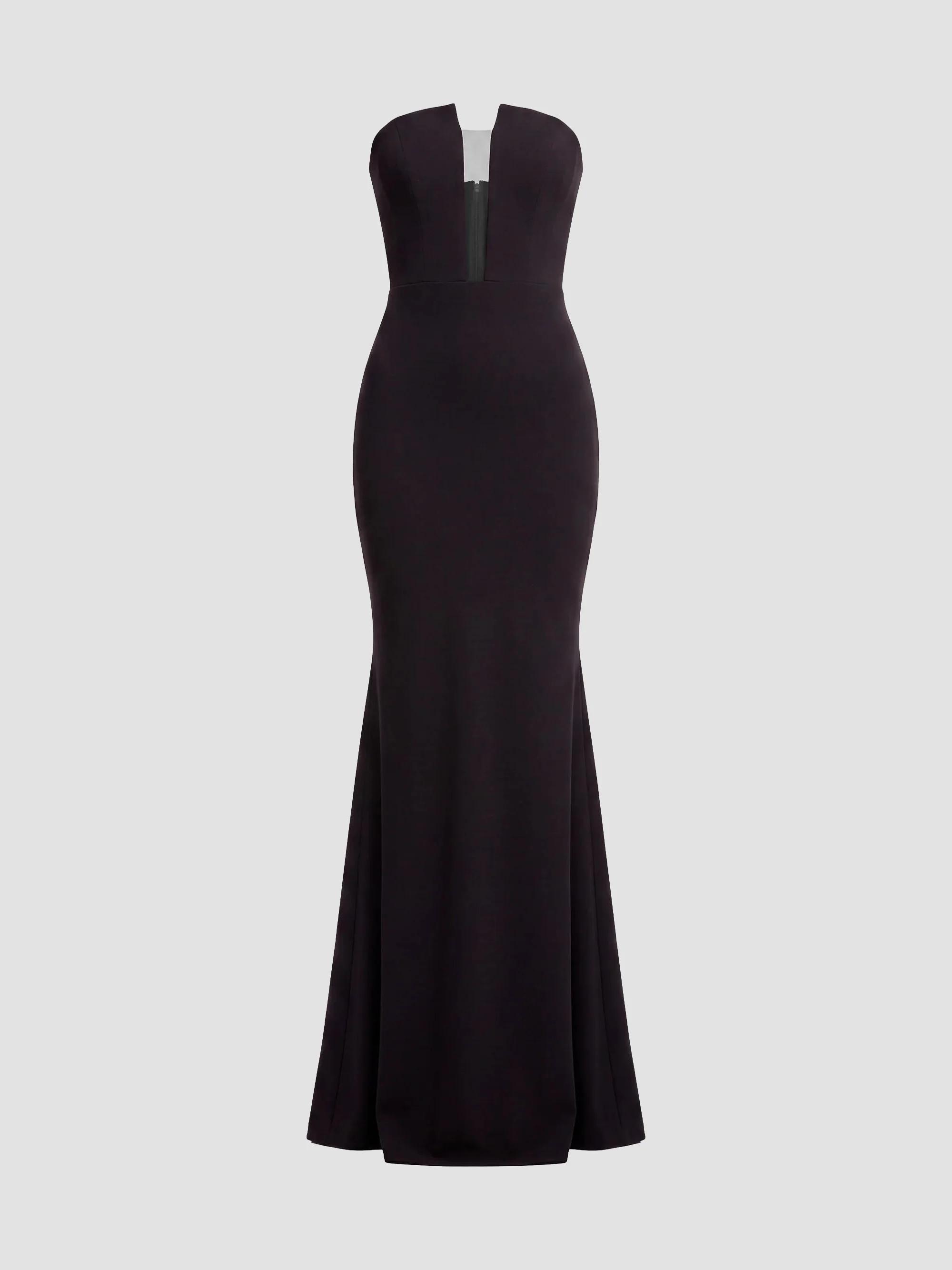 saks formal long dresses Women's Black Designer Evening Gowns JULY4th - 25