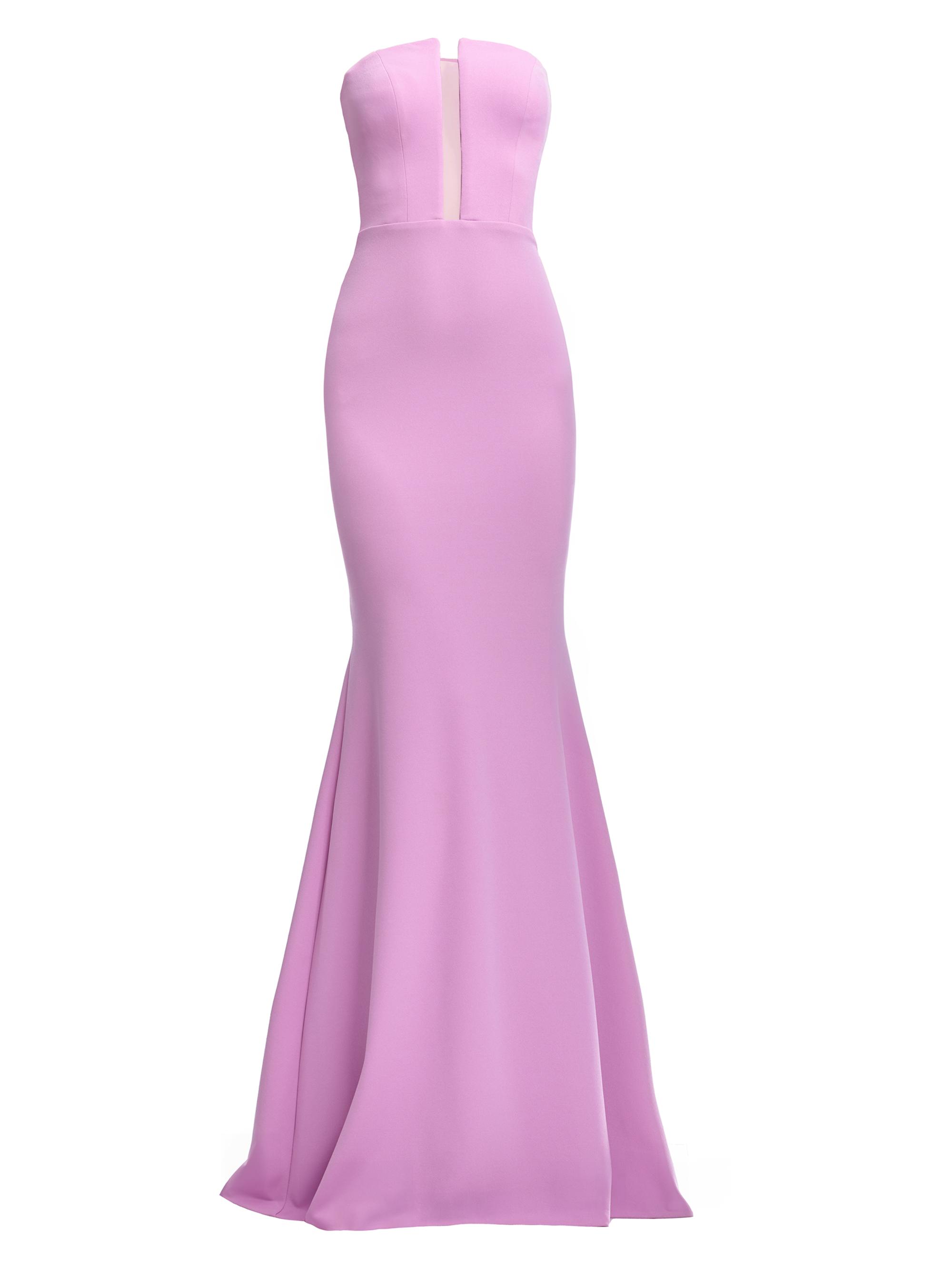 Dress The Population Izzy Strapless Crepe Mermaid Maxi Dress