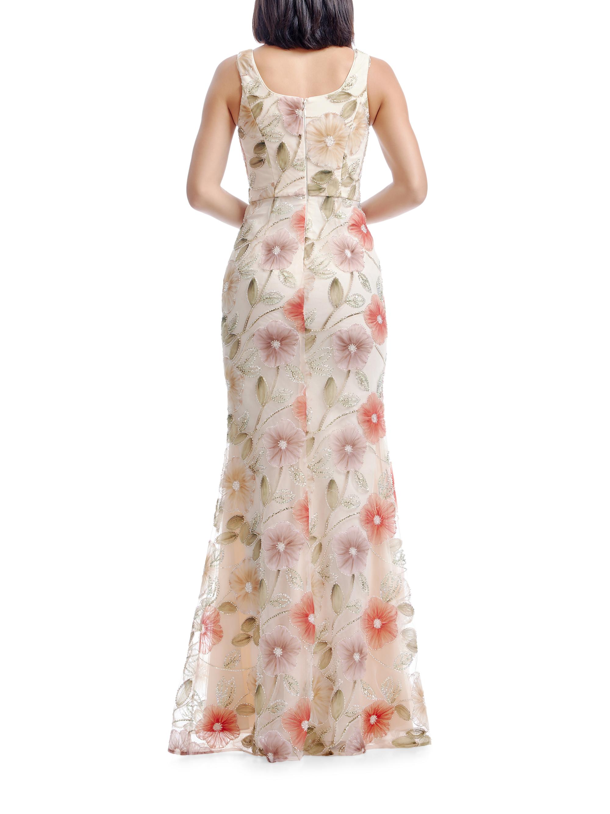Dress The Population Tyra Embellished Floral Sleeveless Mermaid
