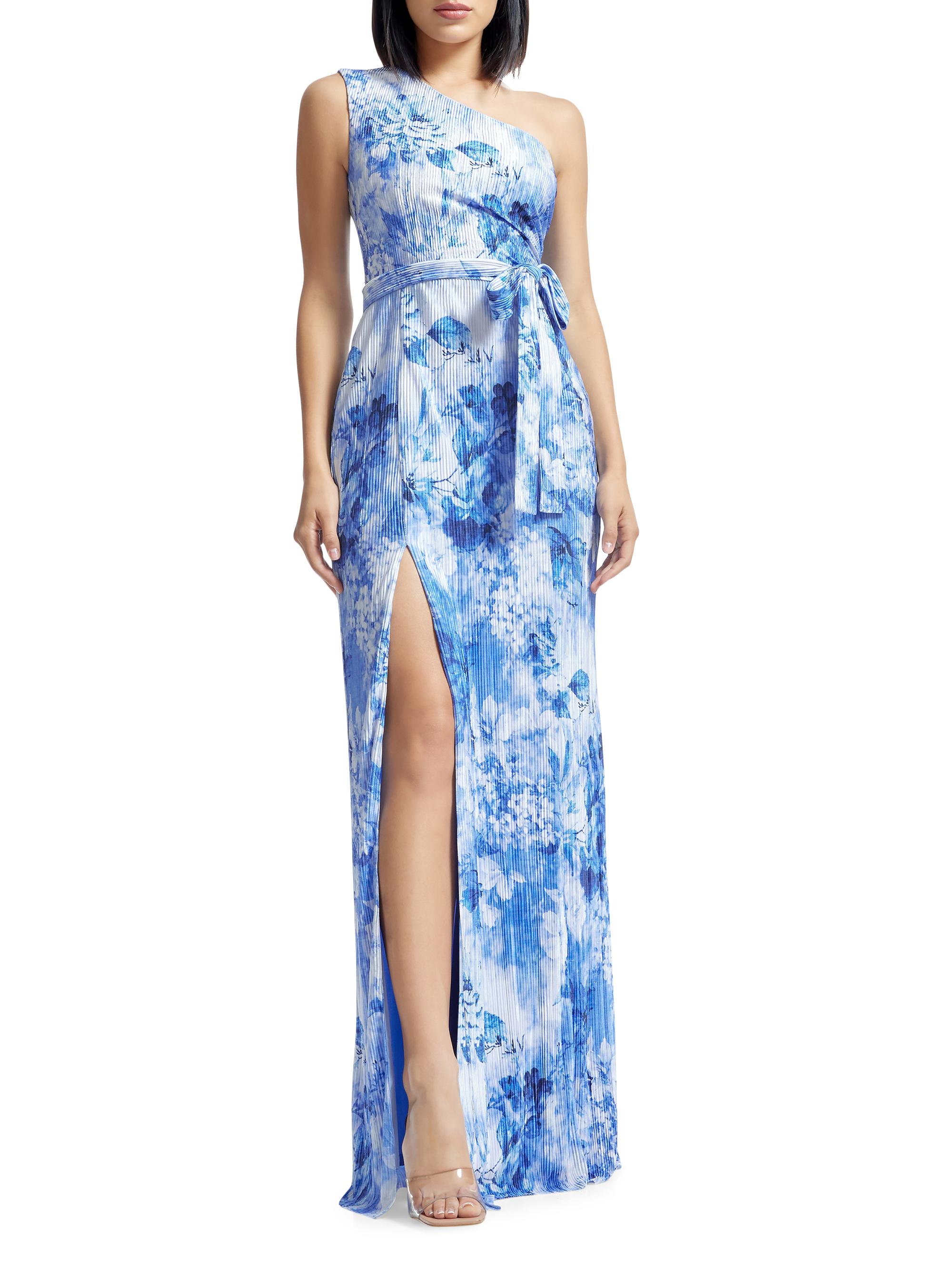 knee length dresses for ladies Petal and Pup Women's Layley One Shoulder Maxi Dress