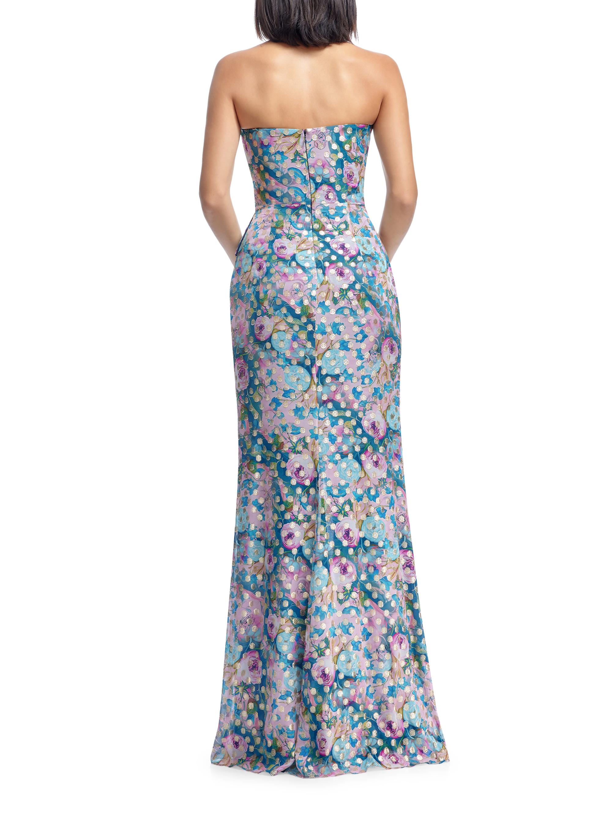 週末セール❗️bibiy CATALINA DRESS Dress The Population Kai Embellished Bustier Body-Con Gown | Saks