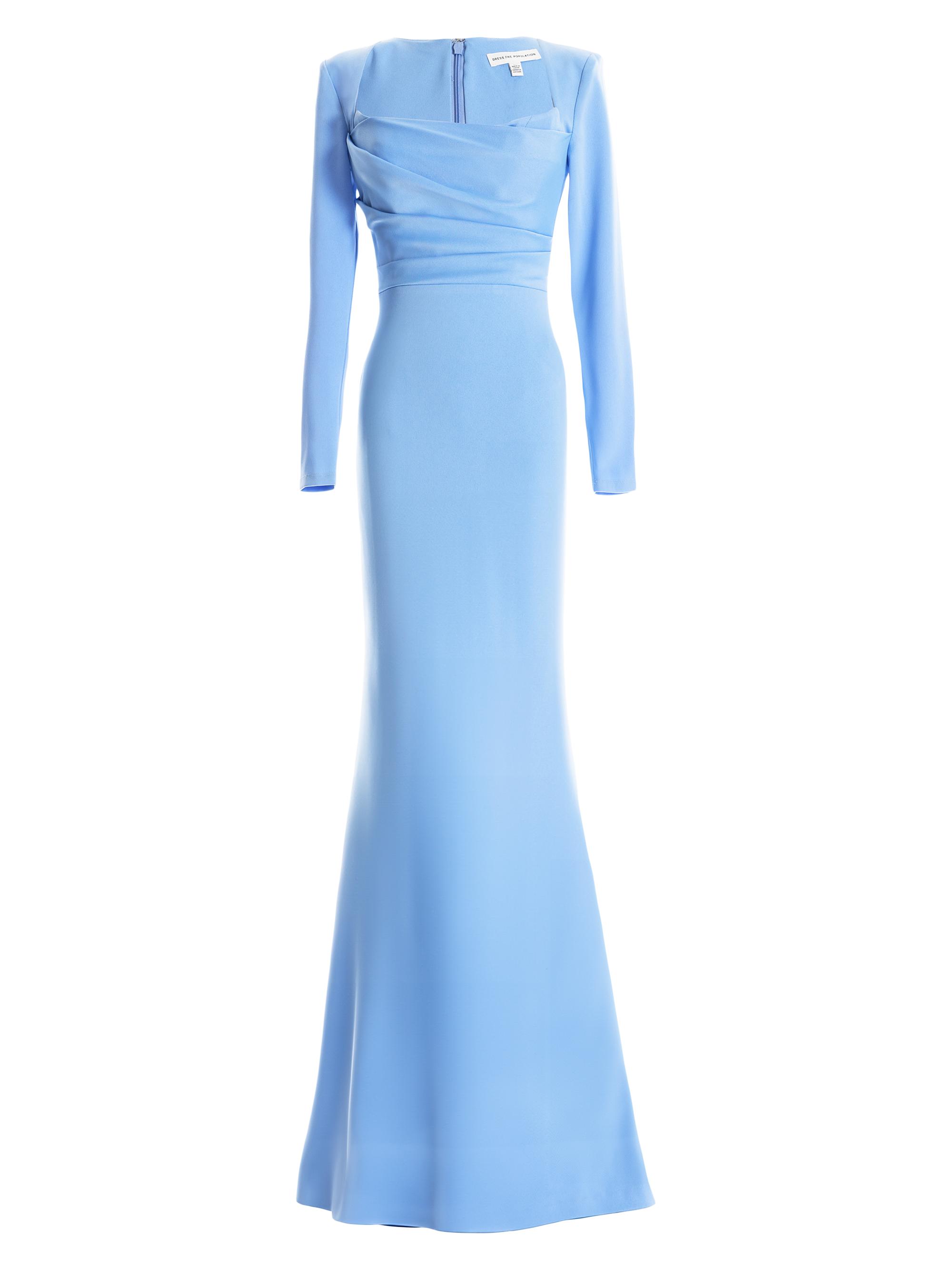 strapless open back dress Dress The Population Camden Gown - Black main image 0