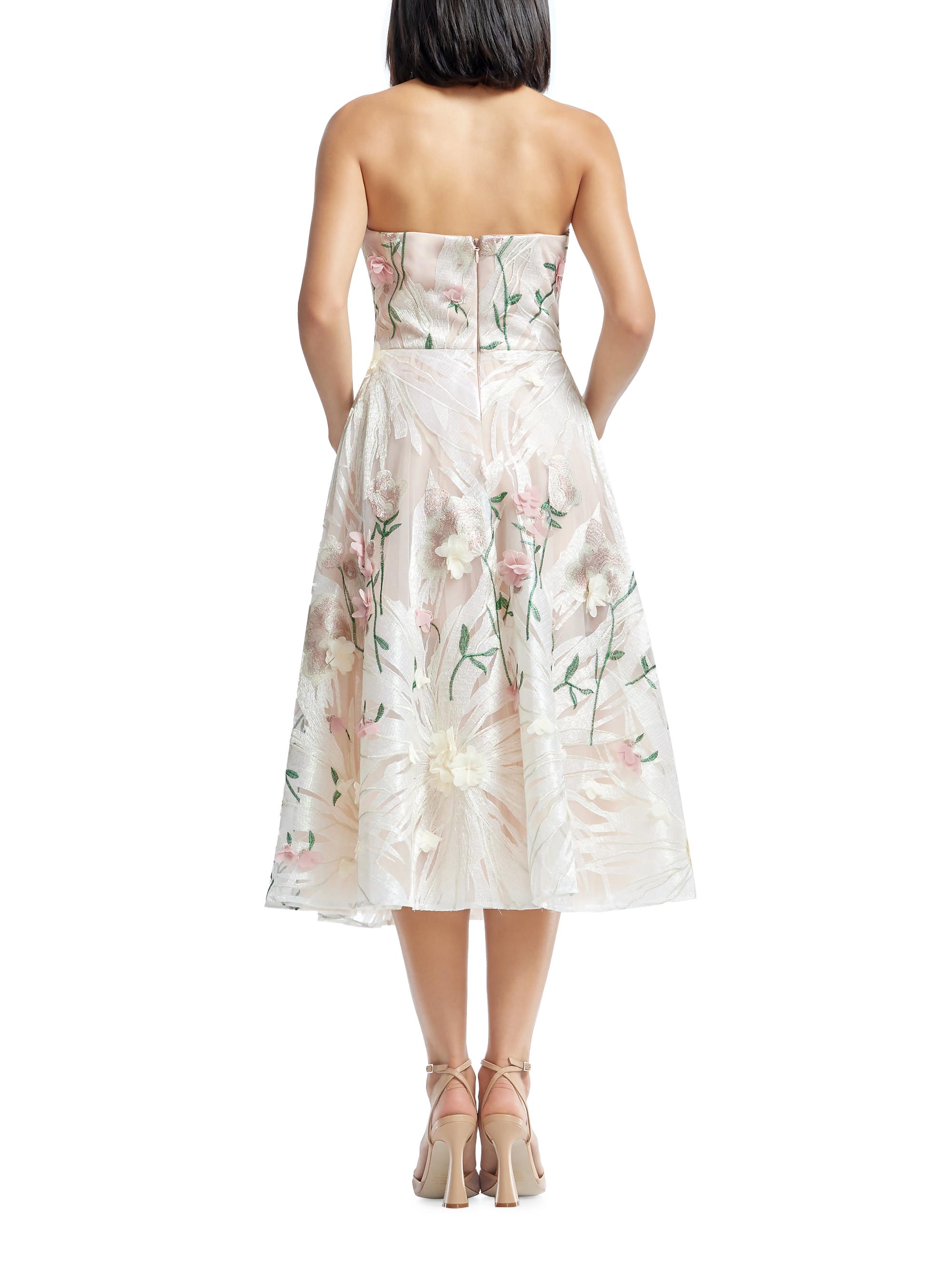 what to wear to a wedding dress fitting Vintage 1950s Embroidered Fit and Flare Dress – Very Breezy