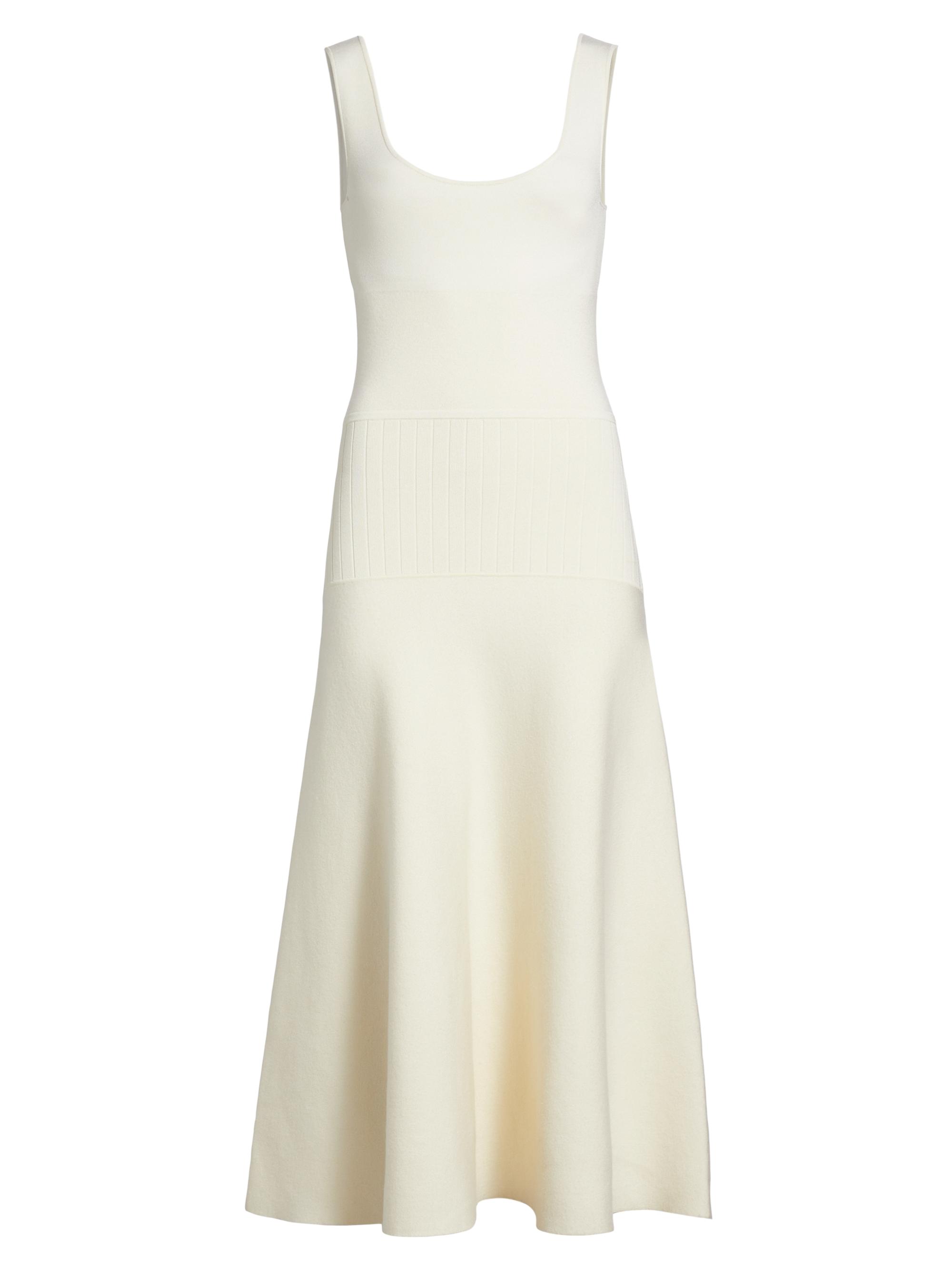 Proenza Schouler White Label Women's Lucia Knit Sleeveless Midi-Dress - Alabaster