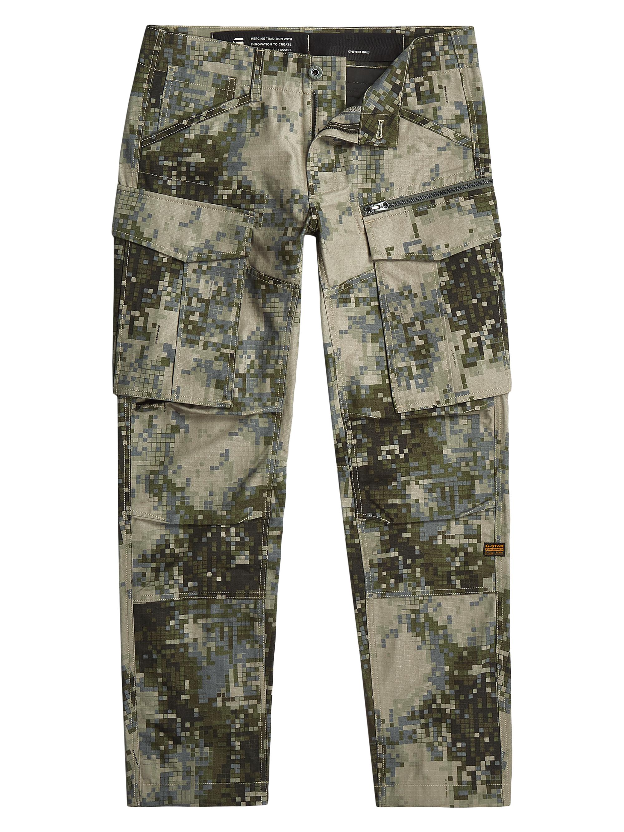 G-Star Men's Rovic Zip 3D Digi Camo Pants - Camo