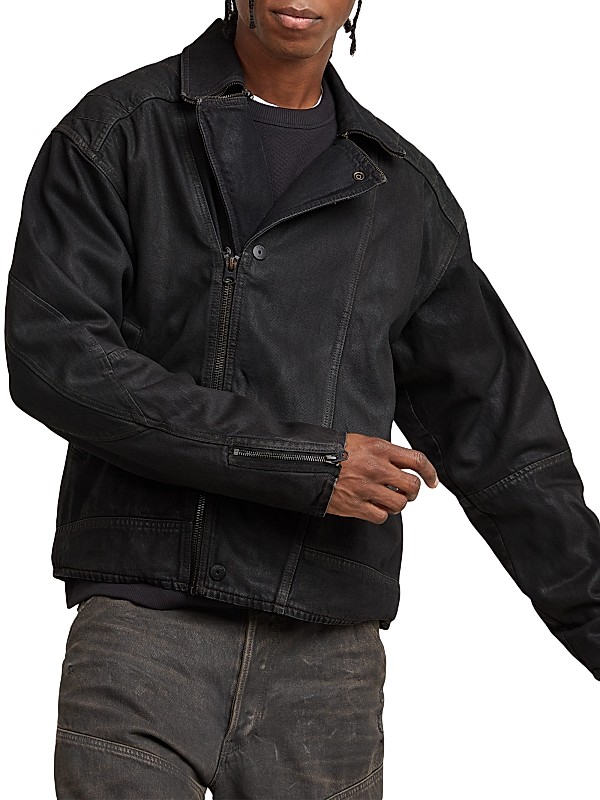 Shop G-Star Biker Denim Jacket | Saks Fifth Avenue Shop G-Star Biker Denim Jacket | Saks Fifth Avenue