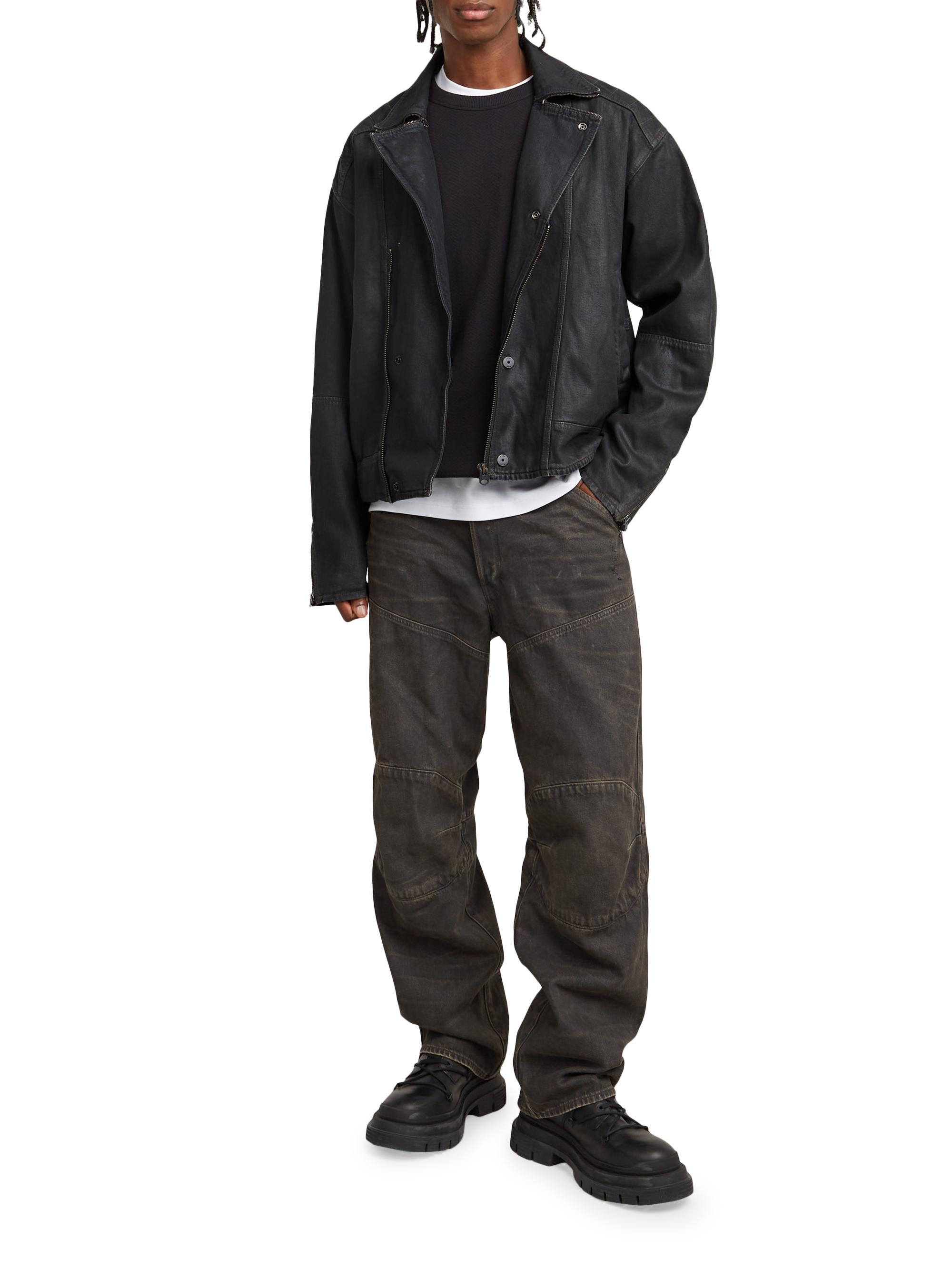 ジャケット・アウター G-STAR archive coated denim jacket black G-Star Biker Denim Jacket | Saks Fifth Avenue