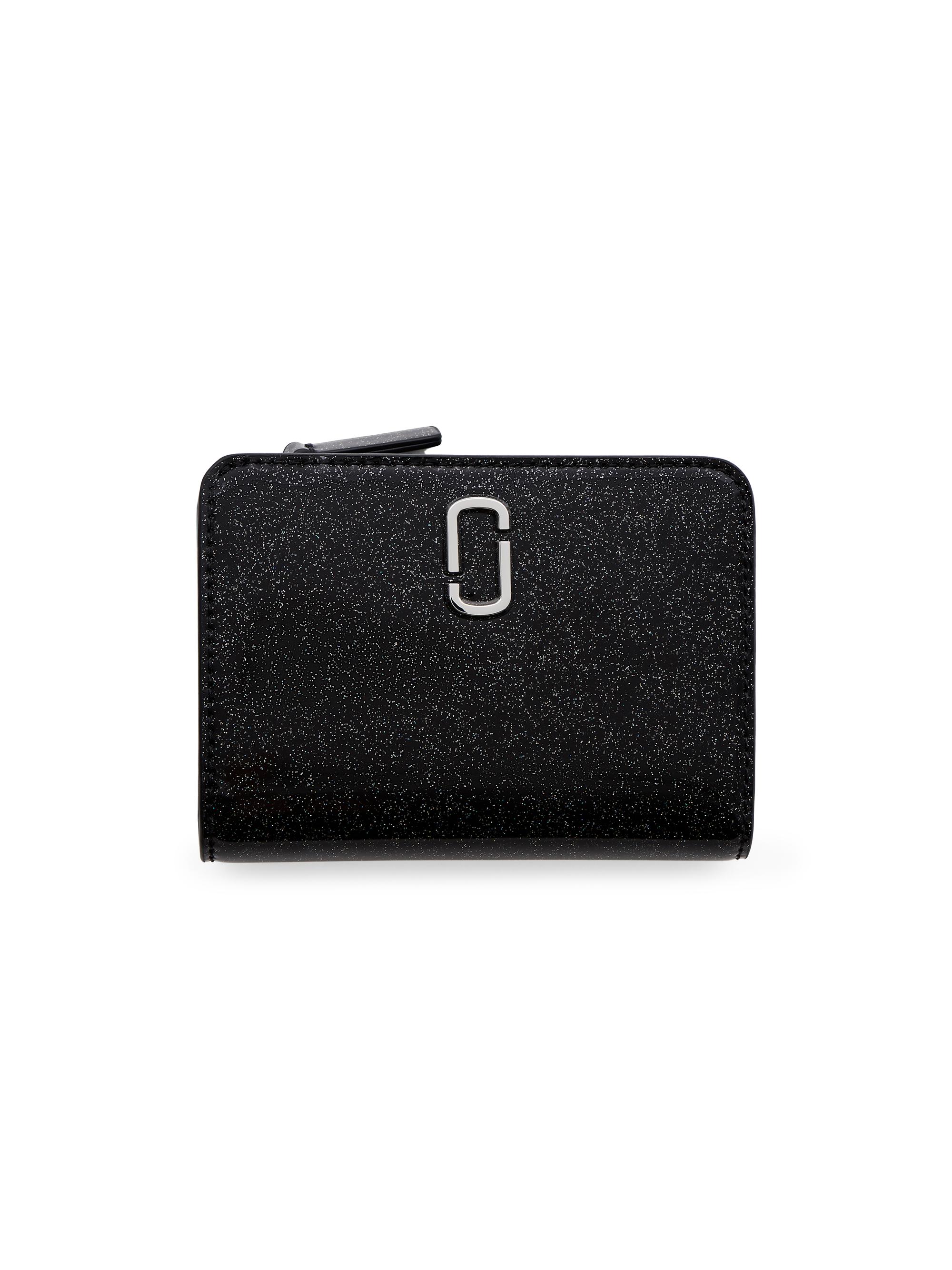 MARC JACOBS THE WALLET ブラック Marc Jacobs The Leather Mini Compact Wallet | Saks Fifth Avenue
