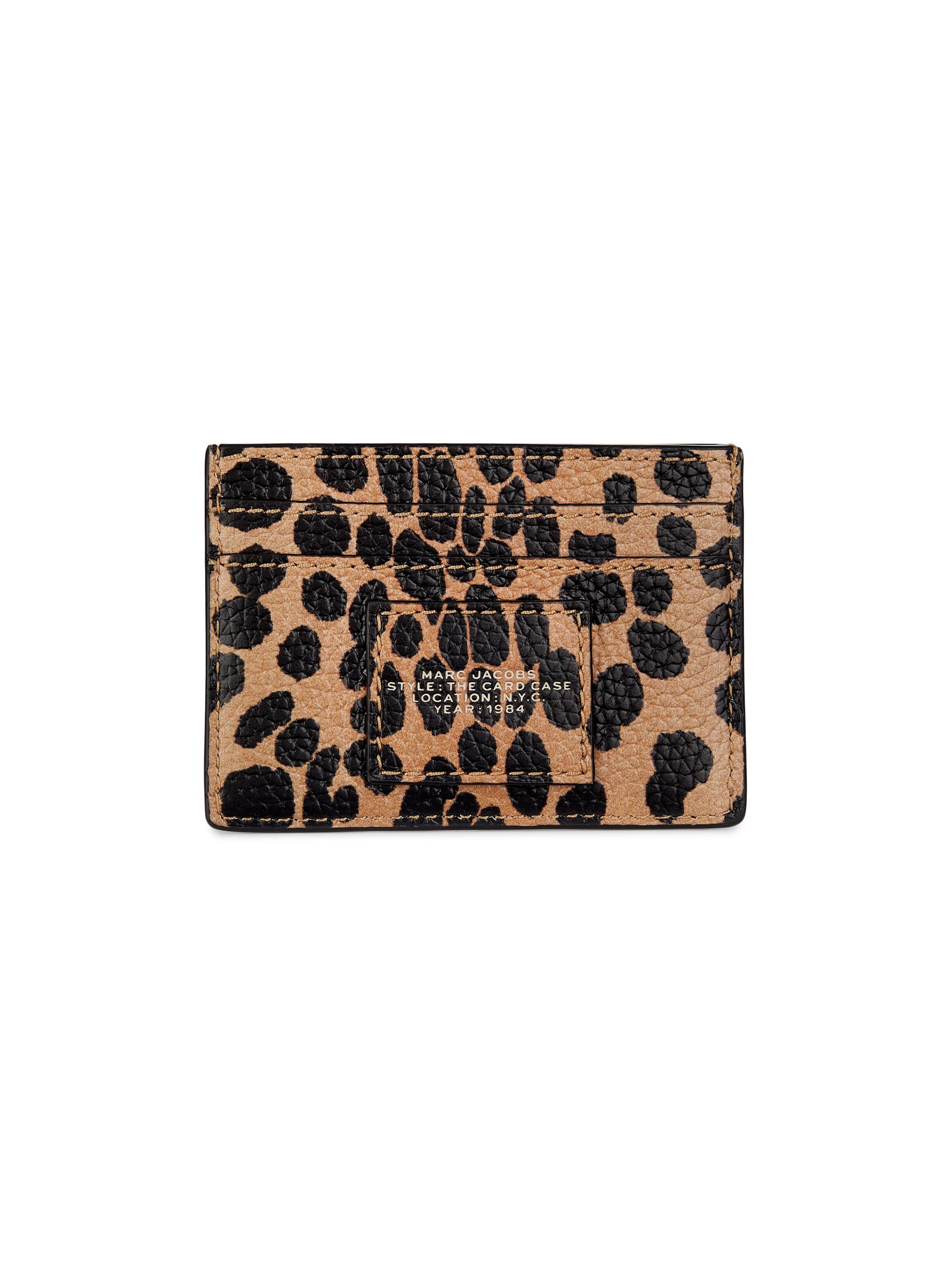 Marc Jacobs The Cheetah Leather Card Case | Saks Fifth Avenue