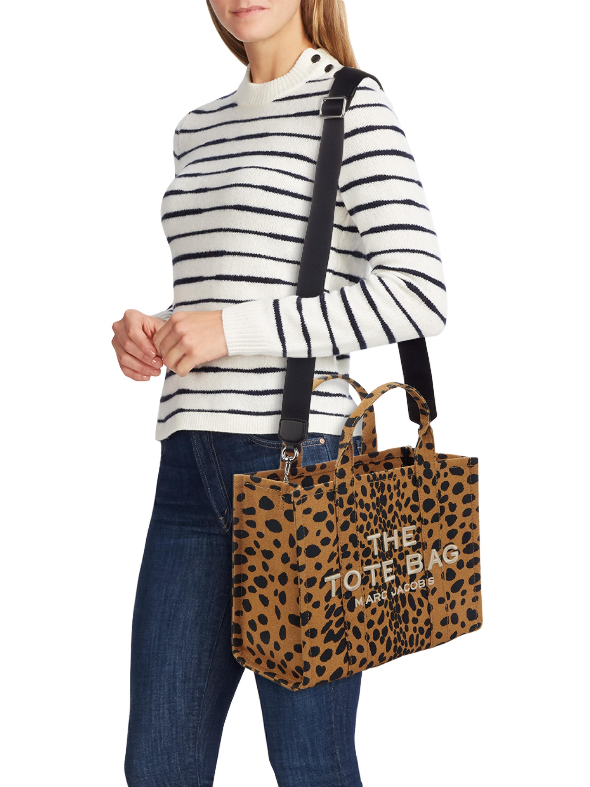 Marc Jacobs The Medium Cheetah Canvas Tote Bag | Saks Fifth Avenue