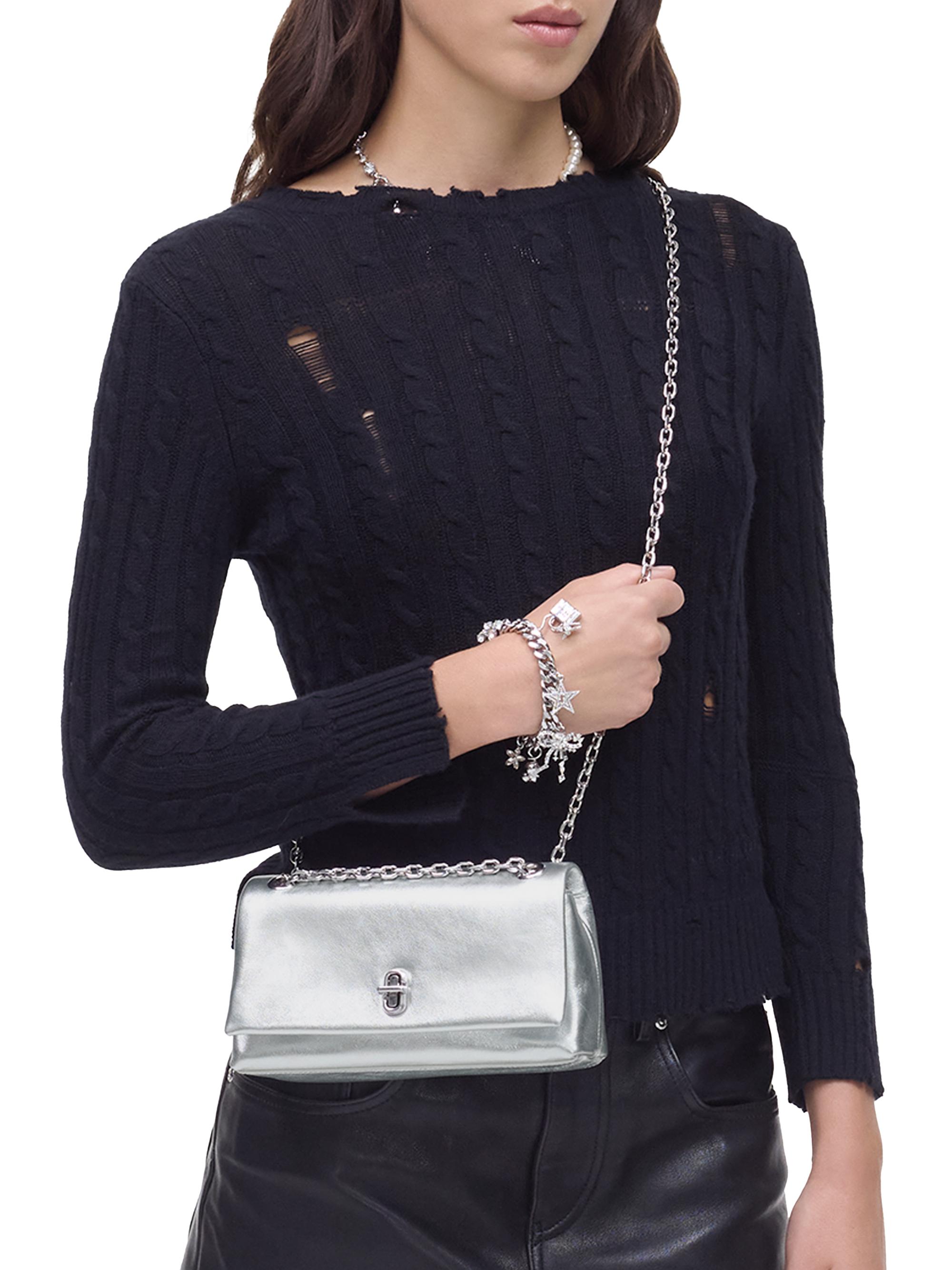 Marc Jacobs The Metallic Dual Chain Wallet | Saks Fifth Avenue