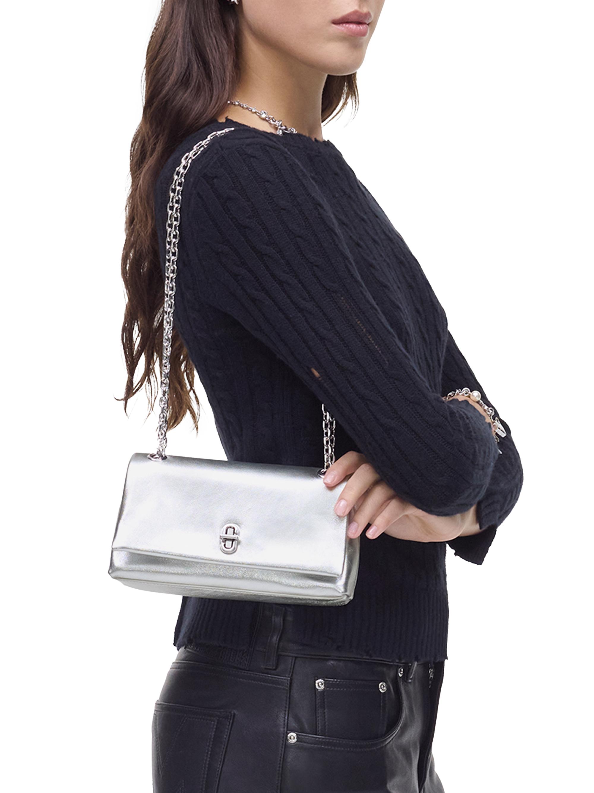 Marc Jacobs The Metallic Dual Chain Wallet | Saks Fifth Avenue