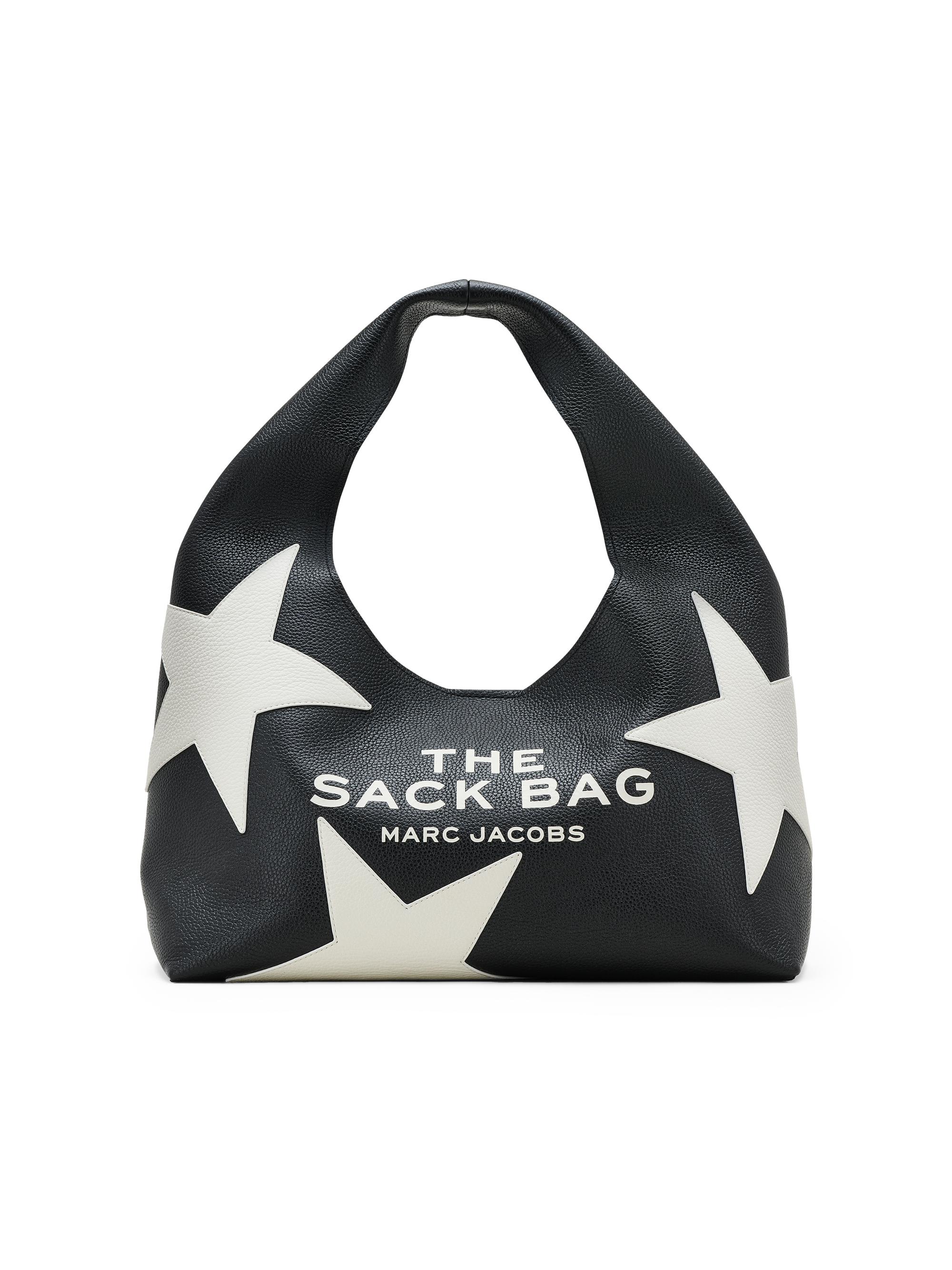 Marc Jacobs Women's The Star Patchwork Leather Sack Bag - Black White