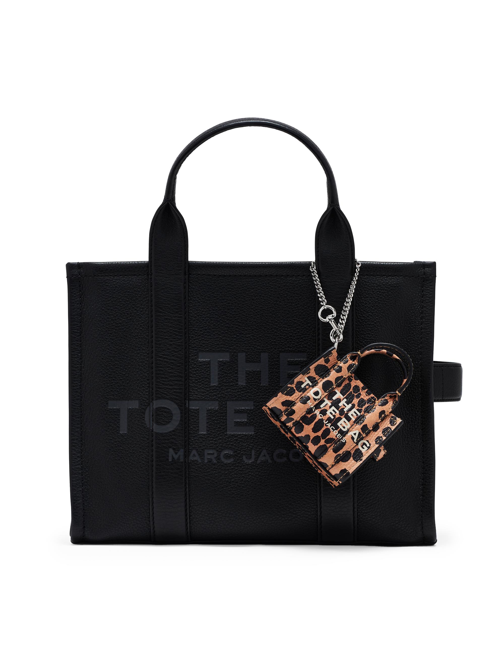 Marc Jacobs The Nano Cheetah Leather Tote Charm | Saks Fifth Avenue